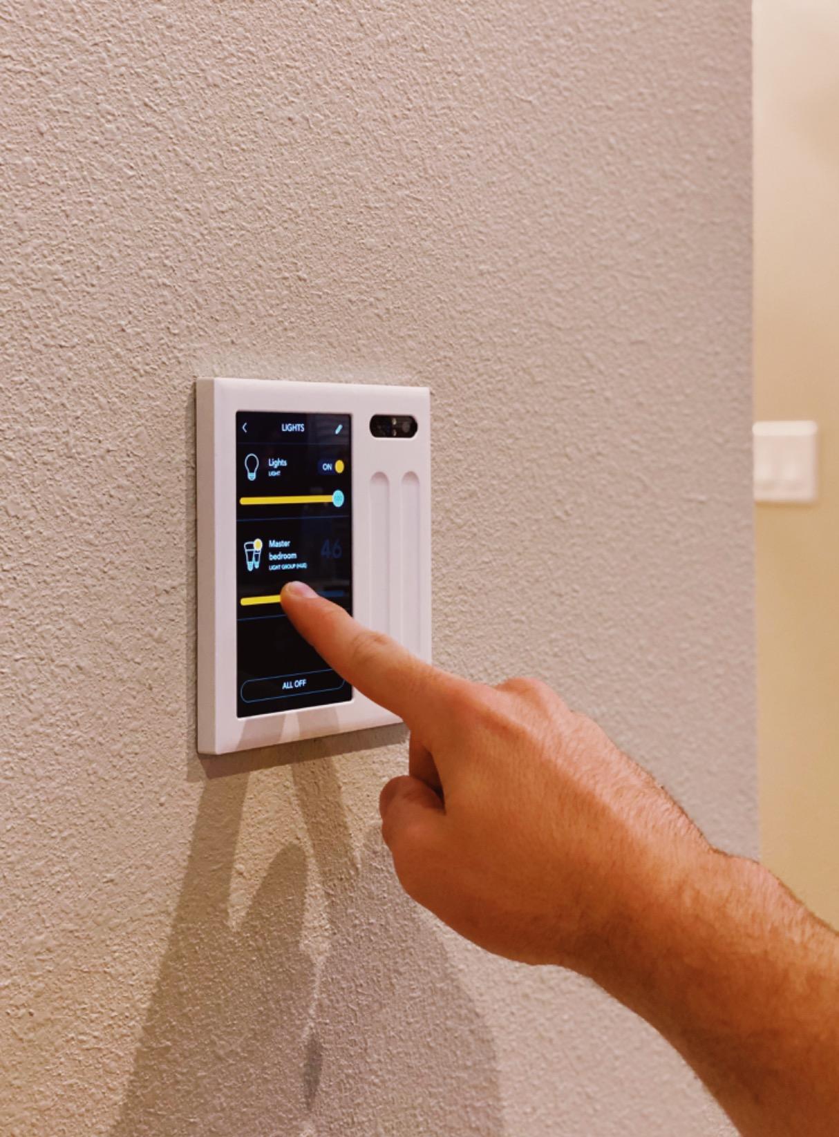 Brilliant Smart Home Control (2-Switch Panel) - Alexa Built-In & Compatible with Ring, Sonos, Hue, Google Nest, Wemo, SmartThings, Apple HomeKit - In-Wall Touchscreen Control for Lights, Music, & More customer photo 2
