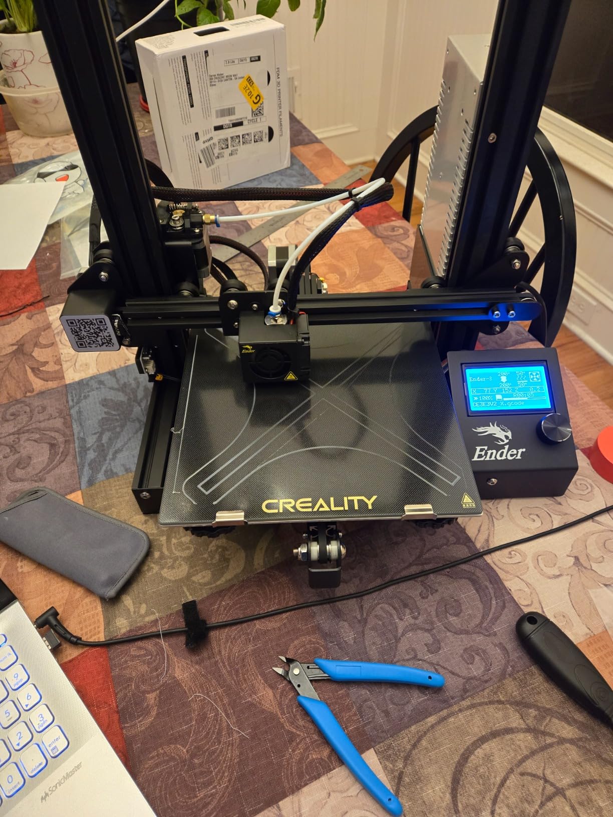 Creality Ender 3 V3 SE 3D Printer, 250mm/s Printing Speed DIY 3D Printers with CR Touch Auto Leveling, Sprite Direct Extruder Auto-Load Filament Dual Z-axis Y-axis, Printing Size 8.66x8.66x9.84 inch customer photo 2