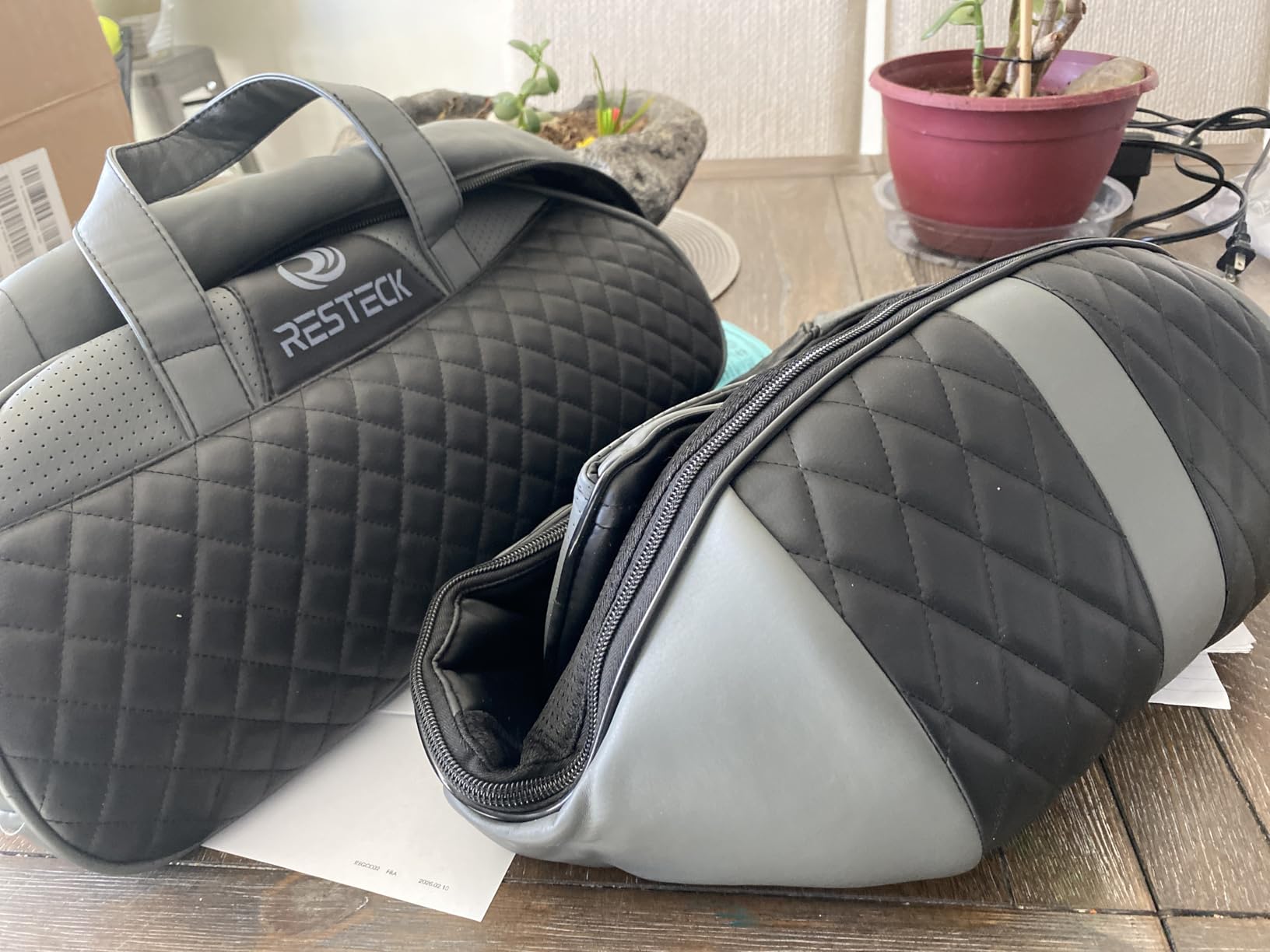 RESTECK Massagers for Neck and Back with Heat - Deep Tissue 3D Kneading Pillow, Electric Shiatsu Shoulder Massage, Foot, Legs, Body - Relieve Muscle Pain customer photo 1