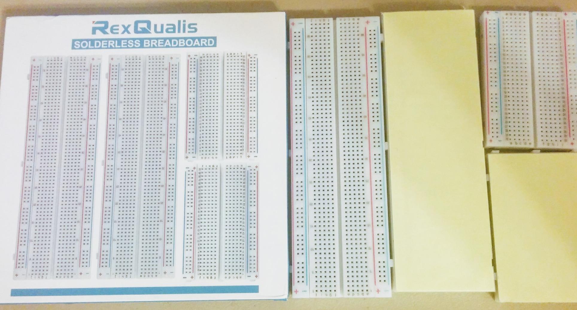 4PCS Breadboards Kit Include 2PCS 830 Point 2PCS 400 Point Solderless Breadboards for Proto Shield Distribution Connecting Blocks customer photo 1