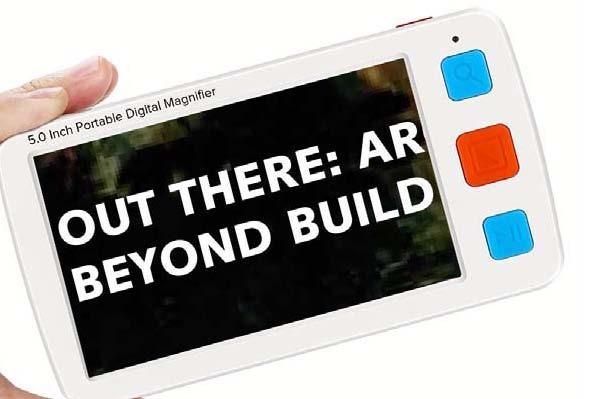 Eyoyo Portable Digital Magnifier Electronic Reading Aid 5.0 inch w/Foldable Handle for Low Vision Color Blindness 4X-32X Times Zoom 17 Color Modes 5 Levels for Brightness customer photo 1