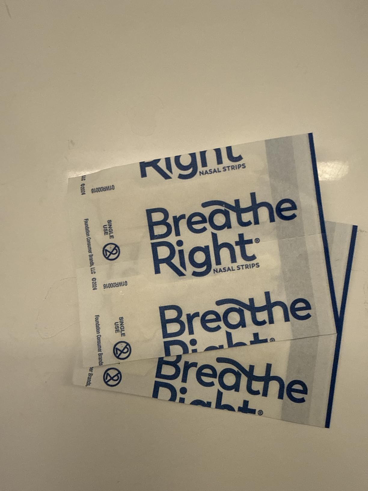 Breathe Right Nasal Strips, Extra Strength Clear Nose Strips, Drug-Free Nasal Congestion Relief for Better Breathing, Help Relieve Snoring, Caused by Colds & Allergies, Deviated Septum, 44ct customer photo 1