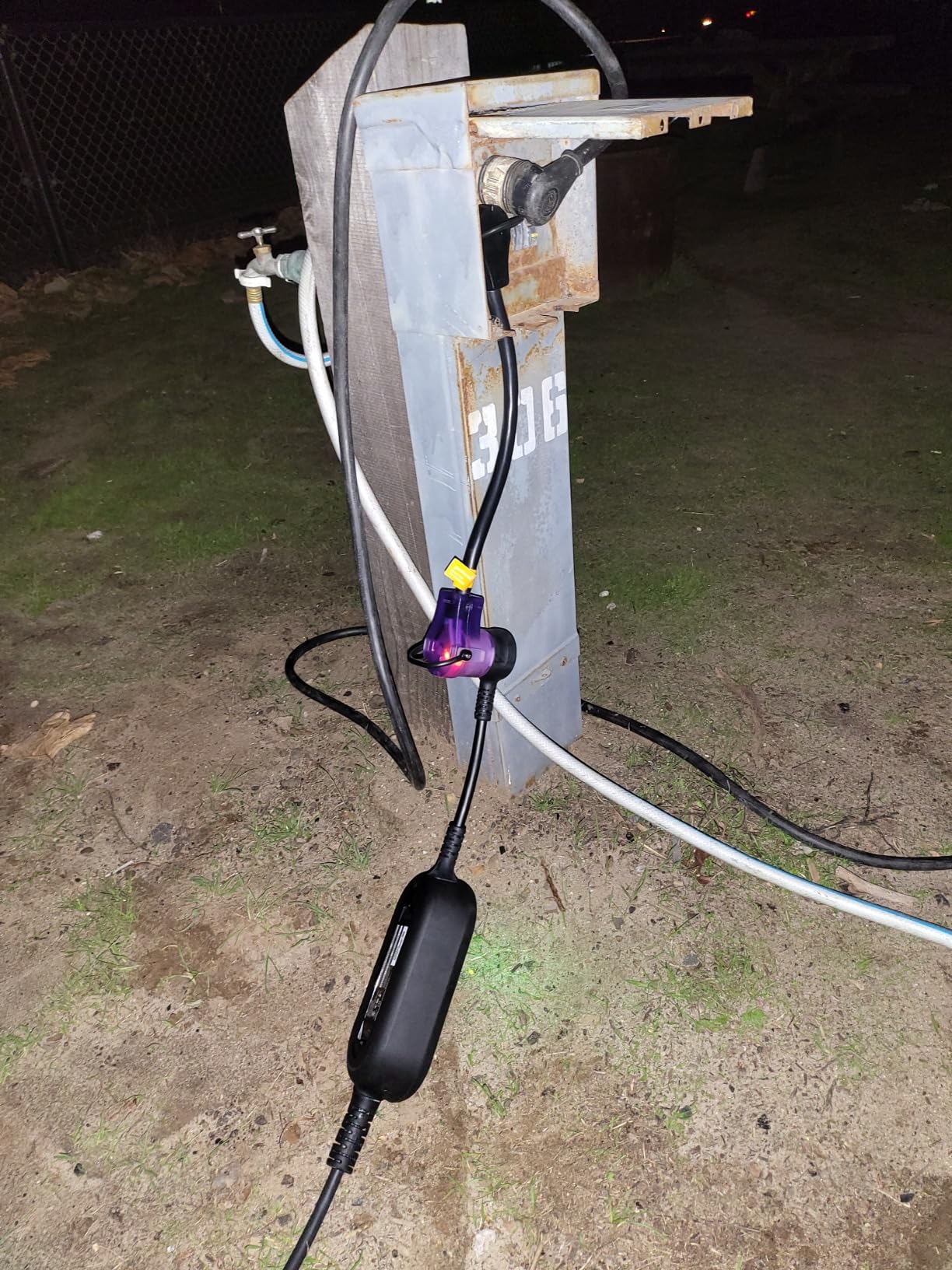 Parkworld 885378 EV Adapter Cord NEMA TT-30P to 14-50R (ONLY for EV or Tesla use, NOT for RV) (1.5FT) customer photo 1