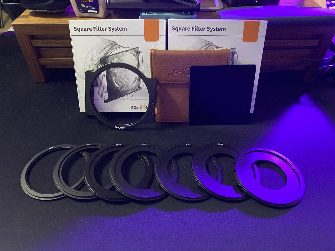 K&F Concept 100x100mm Square ND Filter Kit ND1000 (10 Stop) + 1x Filter Holder + 8 x Filter Rings with 28 Multi-Layer Coatings Compatible with Canon Nikon Camera Lens customer photo 1