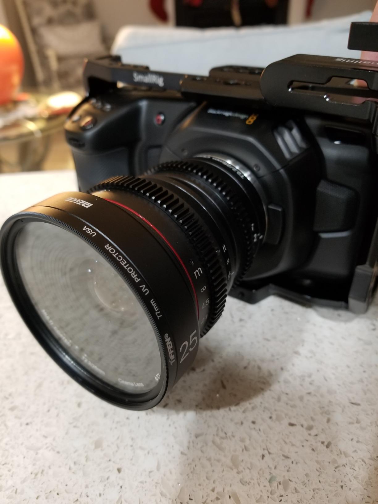 Meike 25mm T2.2 Manual Focus Prime Mini Cinema Lens for Micro Four Thirds MFT M43 Mount customer photo 2