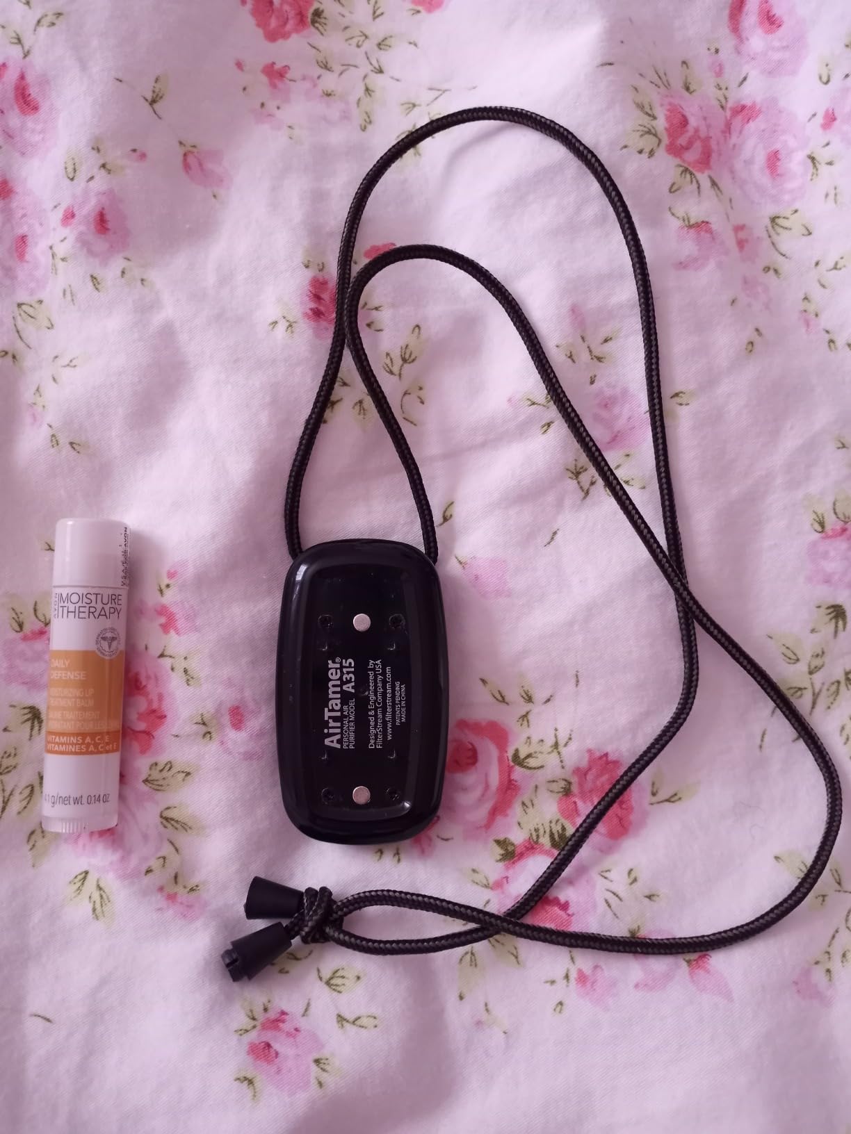 AirTamer A315 Advanced Rechargeable and Portable Air Negative Ion Generator | Proven Performance, Black with Black Leather Travel Case customer photo 1