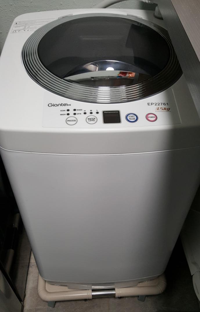 Giantex Portable Washing Machine, Full Automatic Washer and Dryer Combo, with Built-in Pump Drain 8 LBS Capacity Compact Laundry Washer Spin Dryer for Apartment RV Dorm customer photo 1