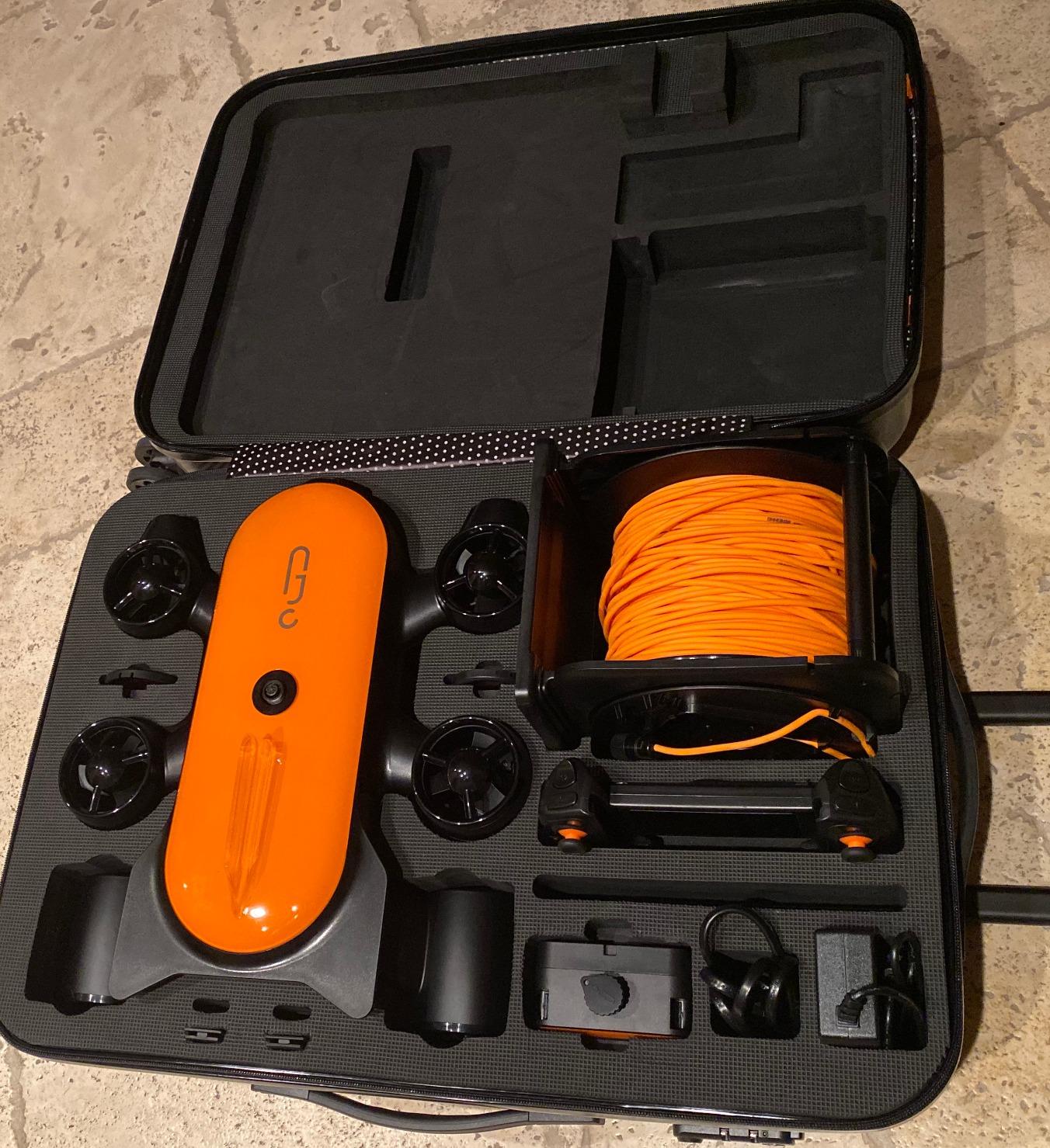 150M Tether Titan Professional Underwater Drone ROV AUV Robot with 4K UHD Action Camera Remote Control Real-time Steaming Undersea Detection for Viewing, Recording, Fishing, Salvage Work customer photo 2