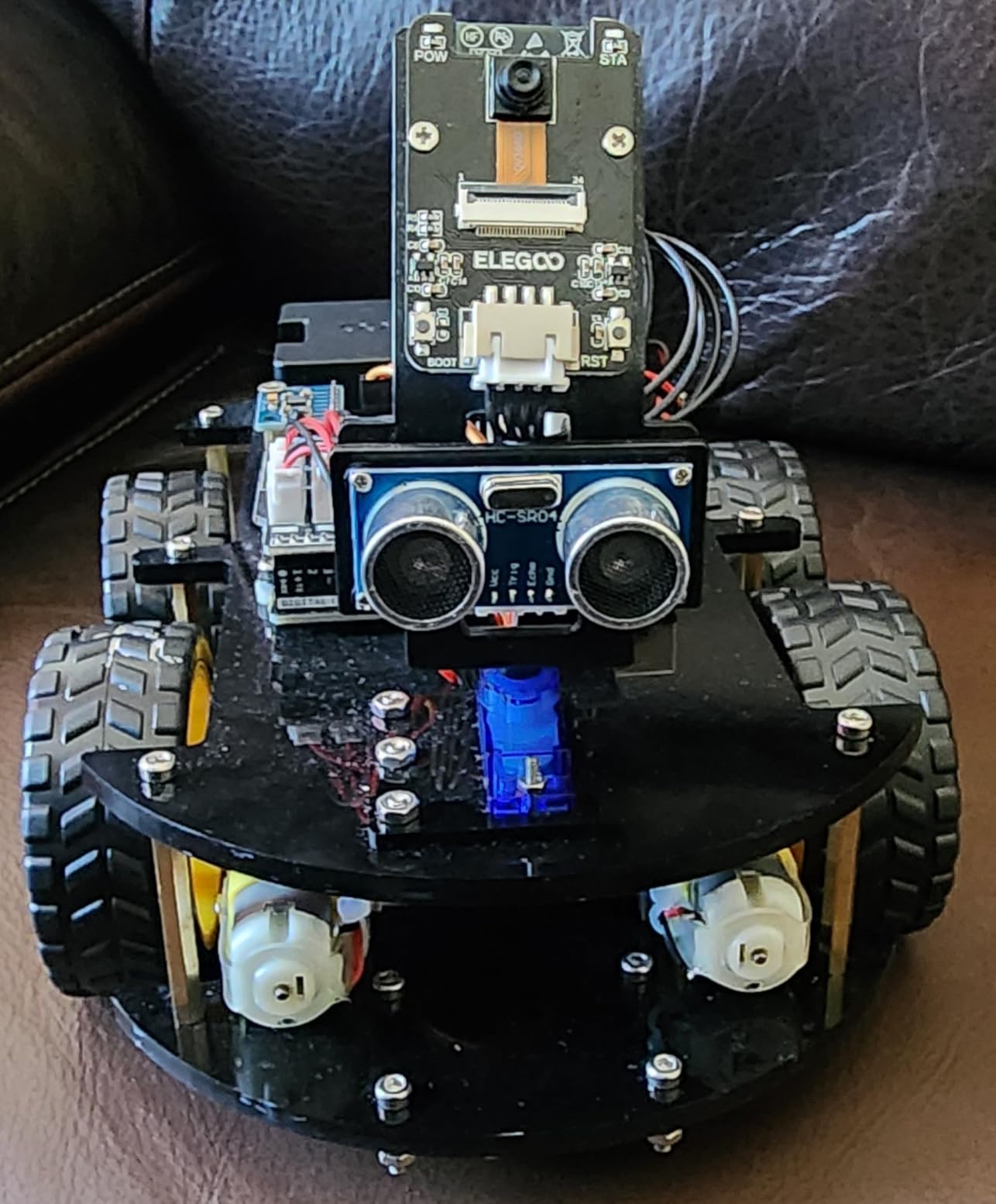 ELEGOO UNO R3 Smart Robot Car Kit V4 for Arduino Robotics for Kids Ages 8-12 12-16 STEM Science Kits Coding Gifts for 8 9 10 11 12 13 14 15 16 Year Old Boys Girls Teens Cool Engineering Building Toys customer photo 2