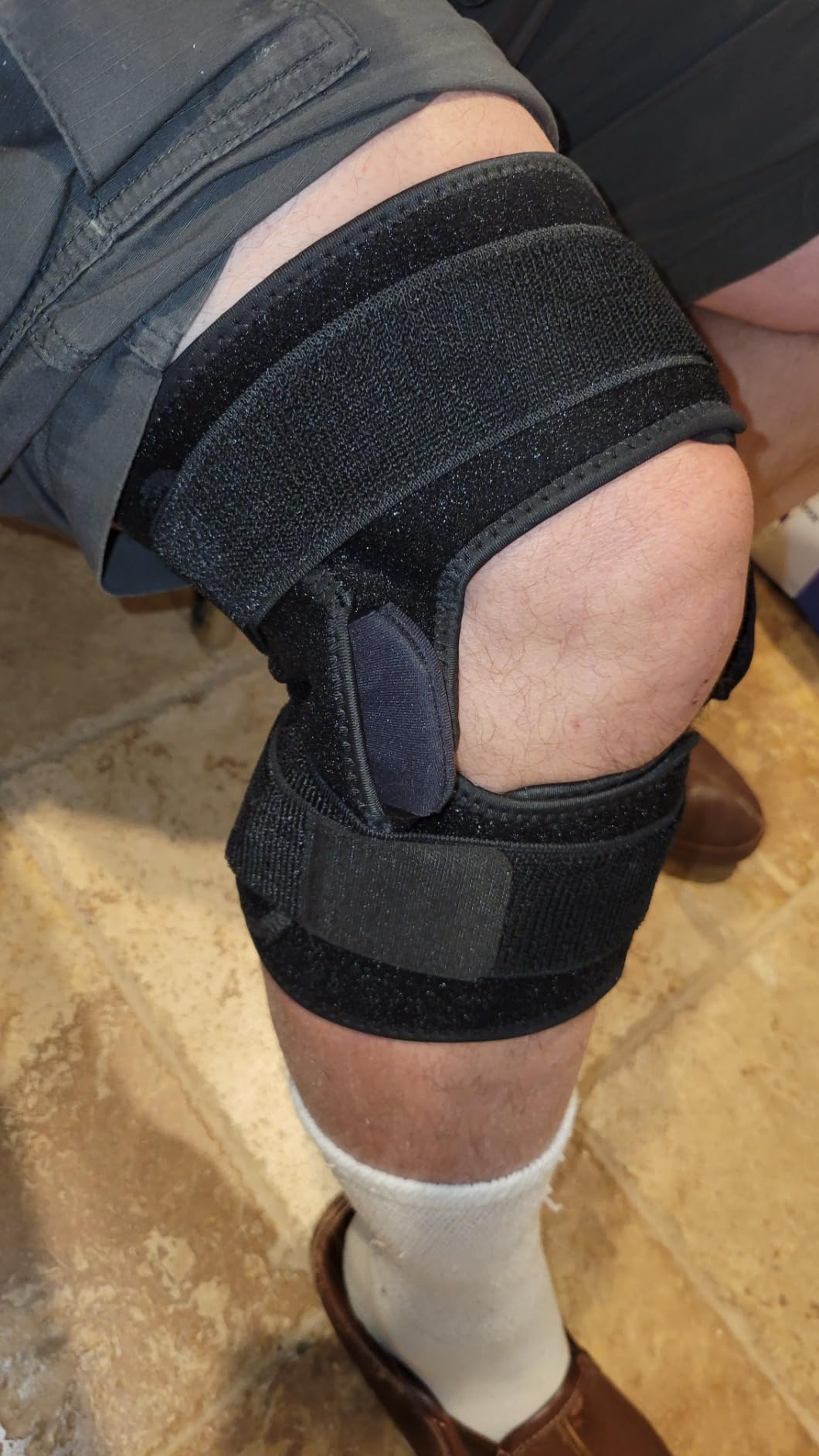 Hinged Knee Brace Support with Strap & Side Patella Stabilizers for Protection & Pain Relief for Arthritis, Meniscus Tear, ACL, MCL - Sports Compression Wrap for Running & Recovery - Men & Women customer photo 1