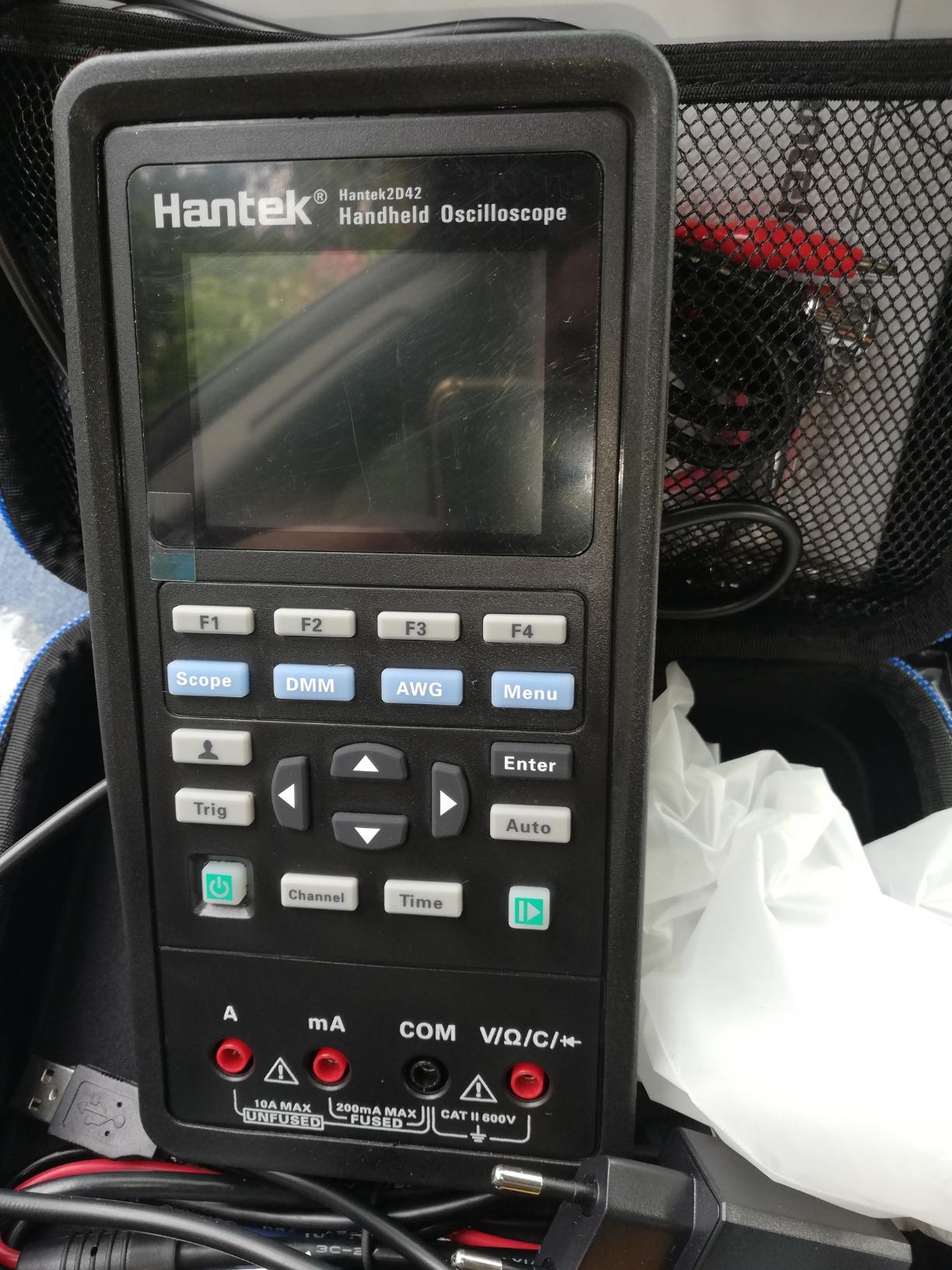 Hantek 2C72 Mini Handheld Oscilloscope Digital Multimeter USB Portable 2 Channels 70MHz 250MSa/s Multifunction Tester customer photo 2