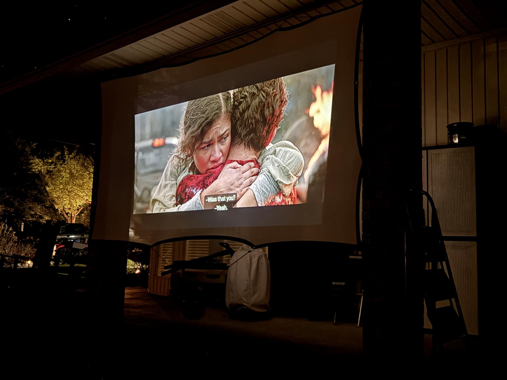 AuKing Projector, 2026 Upgraded Mini Projector, Full HD 1080P Home Theater Video Projector, Compatible with HDMI/USB/AV/Smartphone/TV Box/Laptop customer photo 1