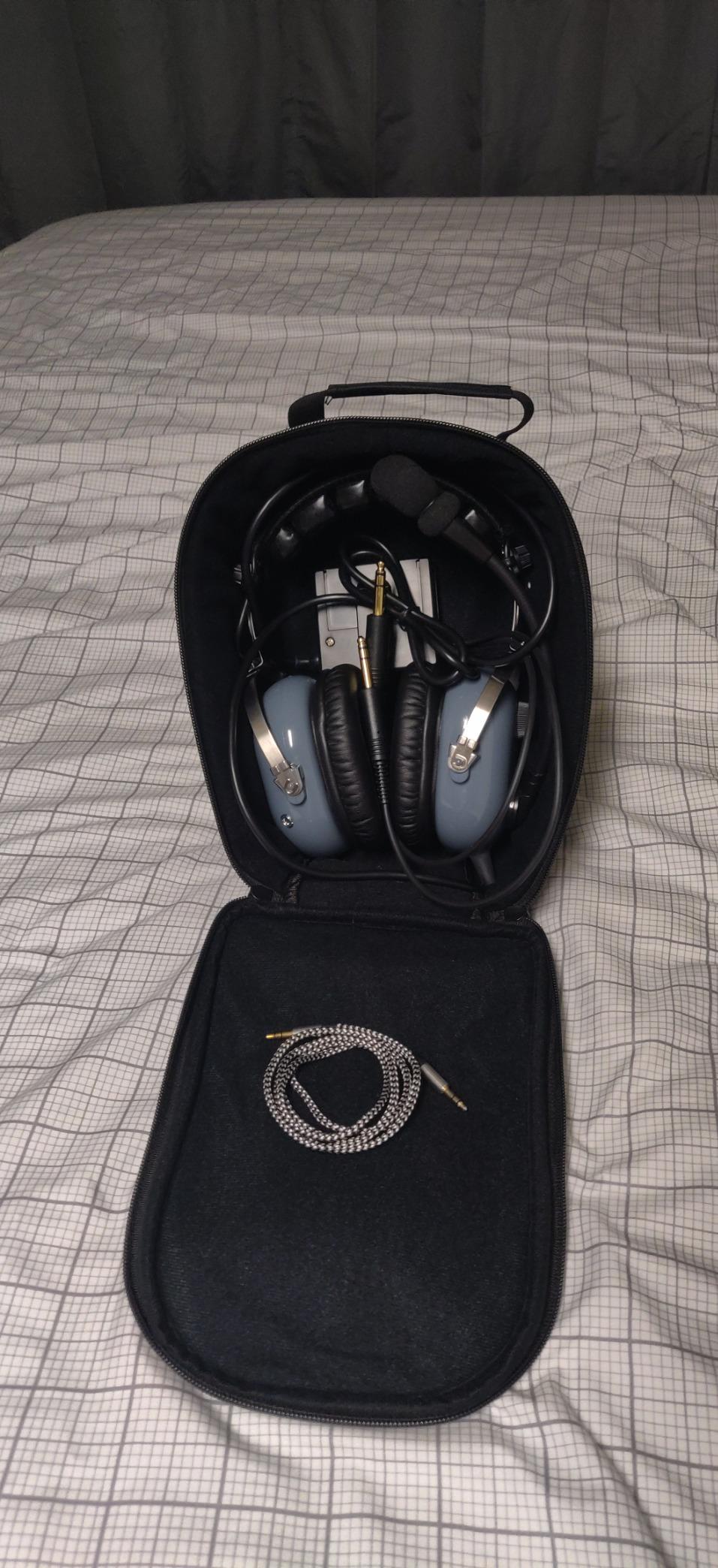 UFQ A28 ANR Aviation Headset Delux Gray Color-with Great ANR Active Noise Reduction Performance,Clear Communication,Also with Hi-Fi Sound for Music customer photo 2