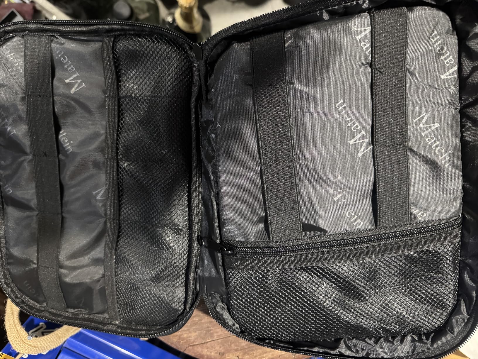 MATEIN Electronics Organizer Travel Case, Water Resistant Cable Organizer Bag for Travel Essentials, Gifts for Men, Storage Bag for Camera Accessories, Phone, Cord & Tablet, Black customer photo 1