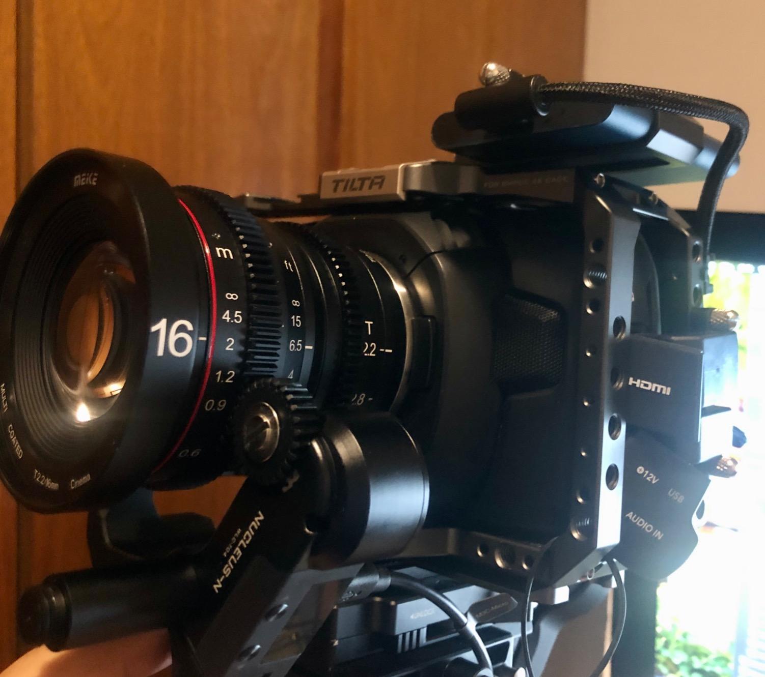 Meike 16mm T2.2 Manual Focus Wide Angle Cinema Lens for M43 Micro Four Thirds customer photo 1
