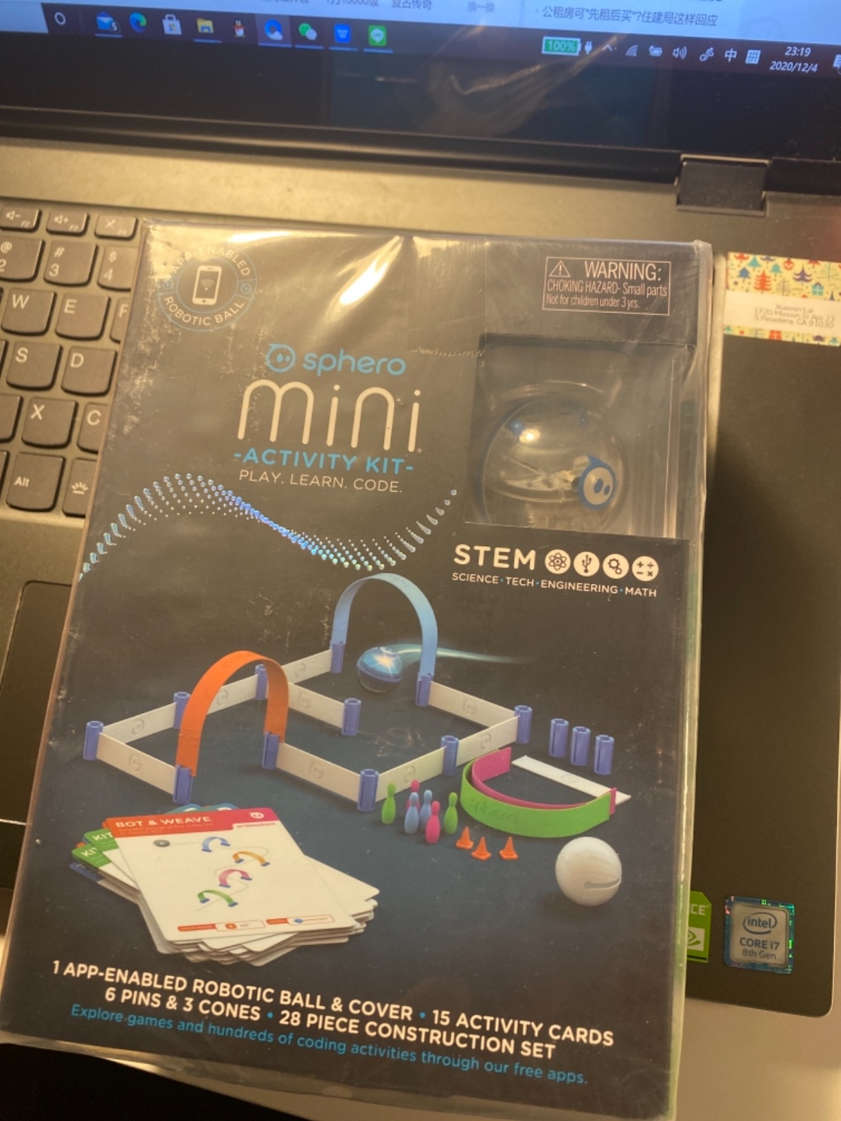 Sphero Mini Activity Kit - App-Enabled Coding Robot - 55 Piece Construction Set & Activity Cards - STEM Educational Toy for Kids - Bluetooth Connectivity - Interactive & Fun Learning for Ages 8+ customer photo 1