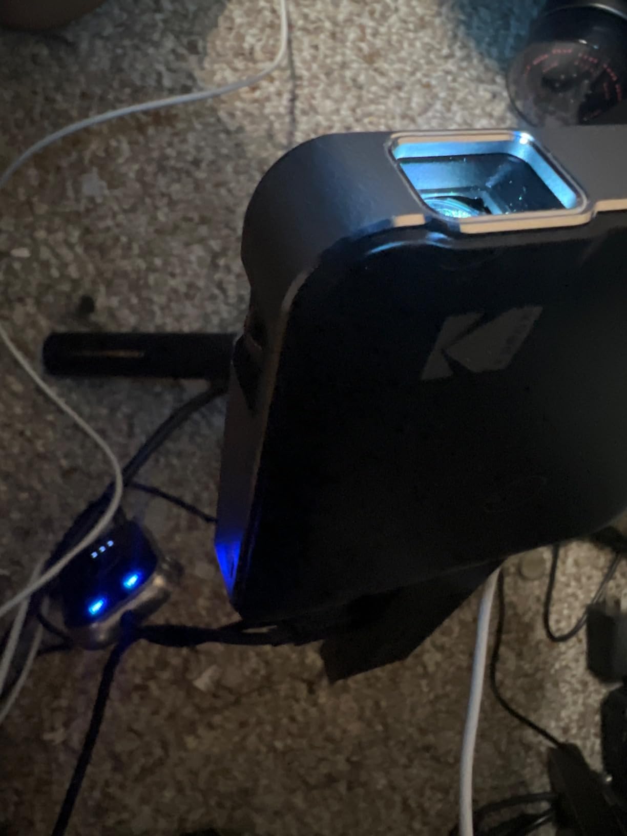 KODAK Luma 150 Ultra Mini Pocket Pico Projector - Built in Rechargeable Battery & Speaker, 1080P Support Portable Wireless LED DLP Movie & Video Travel Projector, connects to iPhone and Android customer photo 1