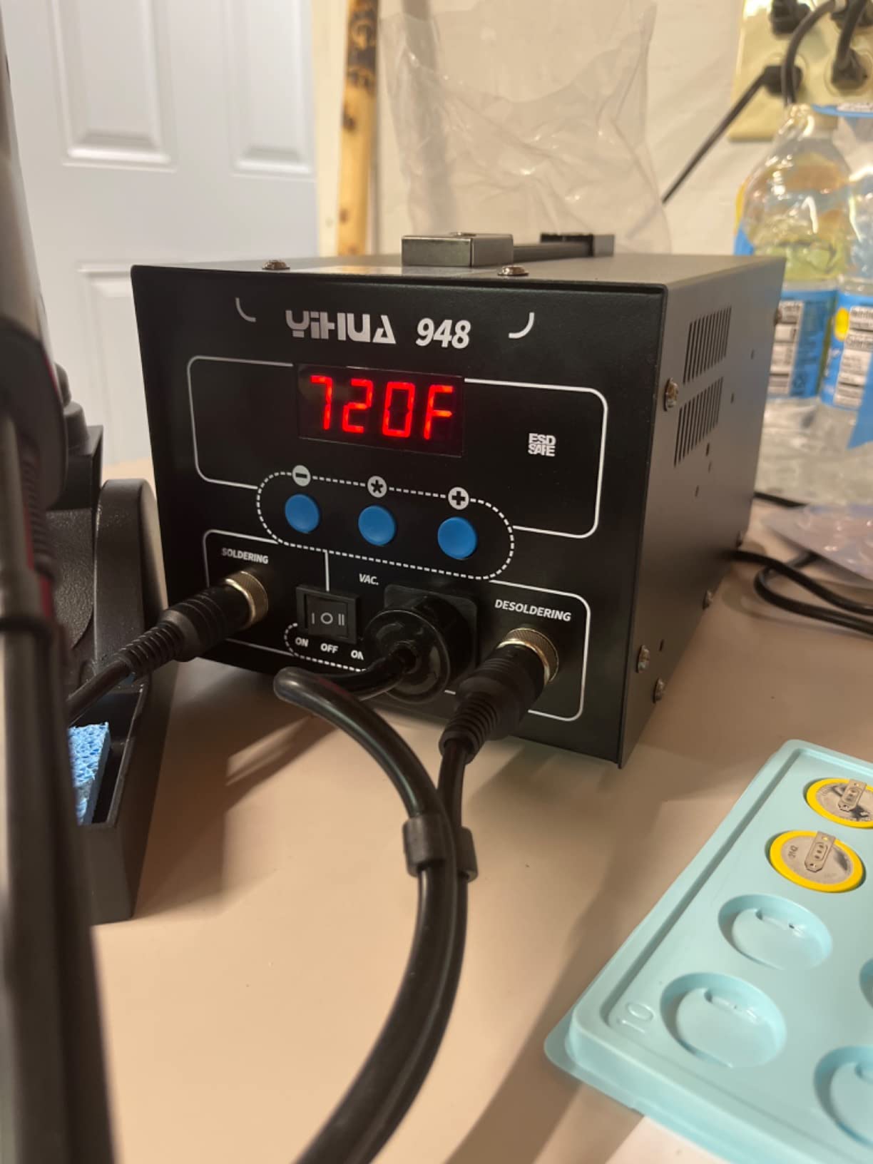 YIHUA 948 Upgraded 2 in 1 ESD Safe 80W Desoldering Station and 60W Soldering Iron customer photo 2