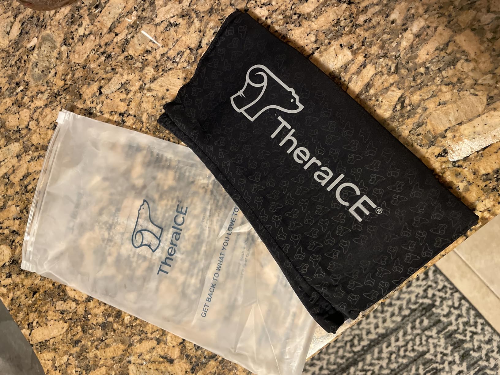 TheraICE Knee Ice Pack Wrap Compression Sleeve for Injuries | Reusable Gel Cold Packs Brace Plus Cold Wrap Recovery for Meniscus Tear, ACL Post Surgery, MCL Pain Relief customer photo 2