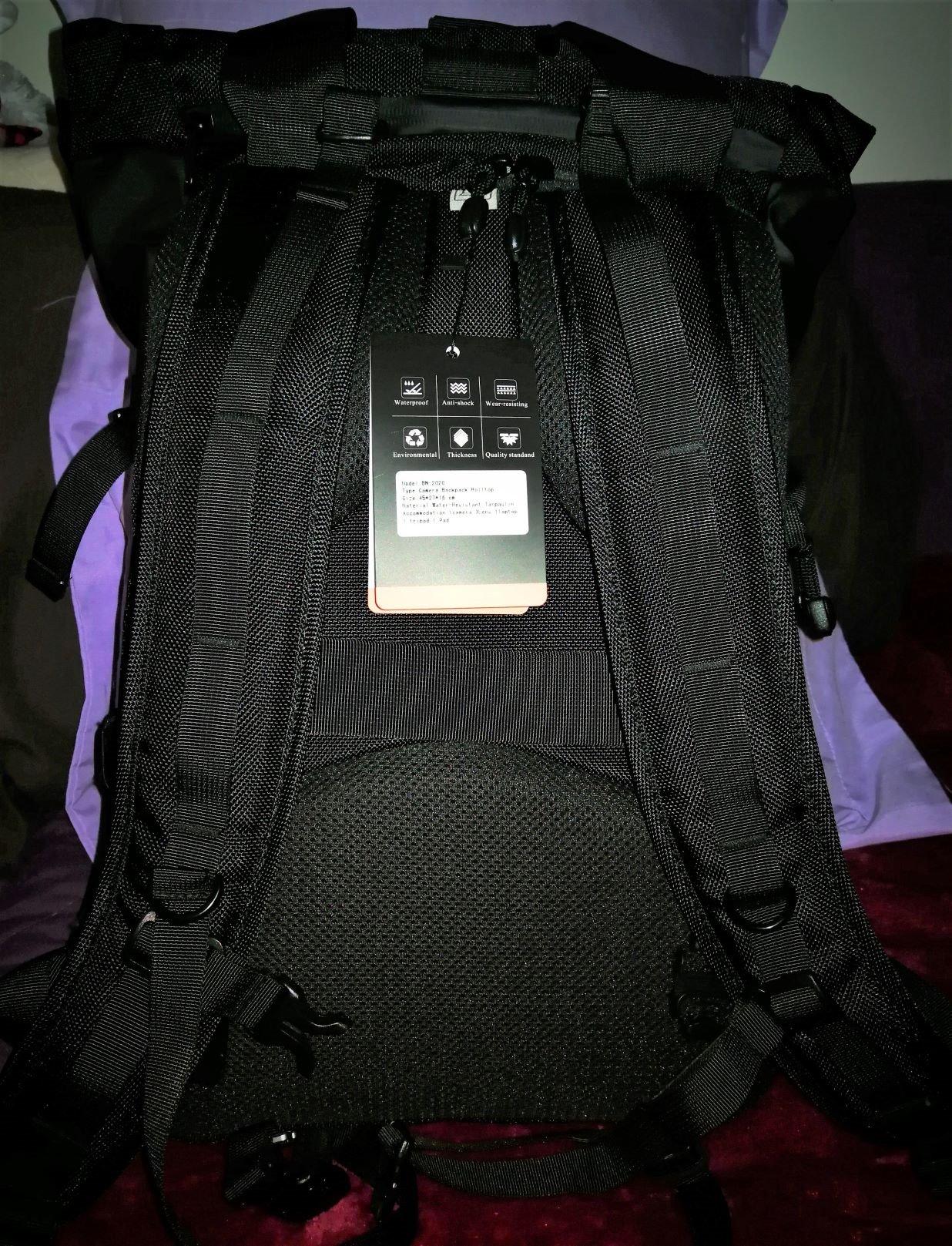 Besnfoto Camera Backpack Waterproof Camera Bag Satchel for Photographer DSLR SLR Mirrorless with Laptop Compartment and Rain Cover customer photo 1