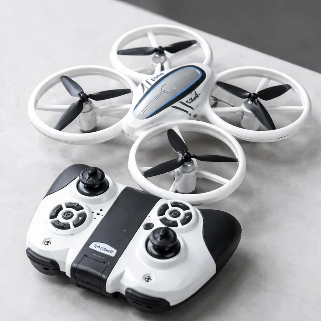 Q9s Drones for Kids, RC Drone with Altitude Hold and Headless Mode, Quadcopter with Blue&Green Light, Propeller Full Protect, 2 Batteries and Remote Control, Easy to fly Kids Gifts Toys for Boys and Girls customer photo 1