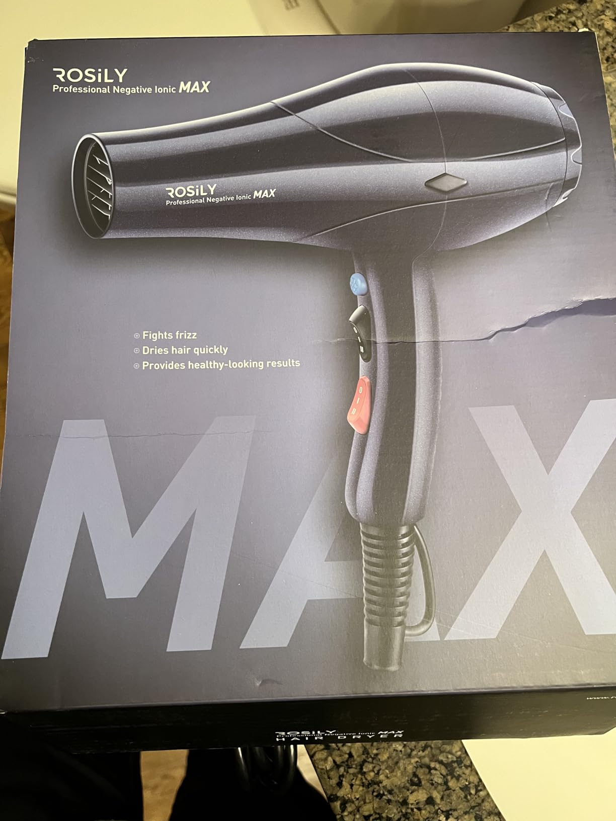 ROSILY Professional 2200W Ionic Ceramic Hair Dryer | Fast Drying Salon Quality Blow Dryer with Nozzle Attachments for Smooth Shine and Silky Hair | Extra Long Cord and Faster Drying Time customer photo 1