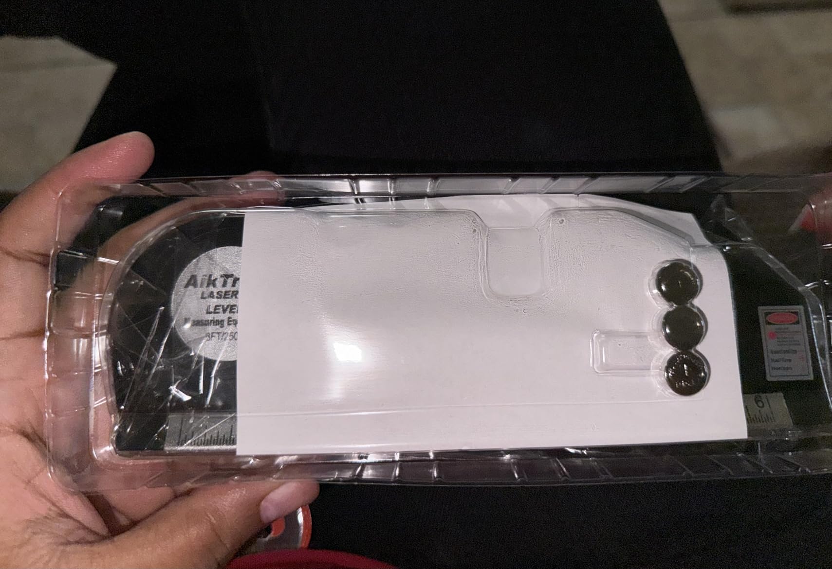 Laser Level Line Tool, Multipurpose Laser Level Kit Standard Cross Line Laser leveler Beam Tool with Metric Rulers 8ft/2.5M for Picture Hanging cabinets Tile Walls by AikTryee customer photo 2