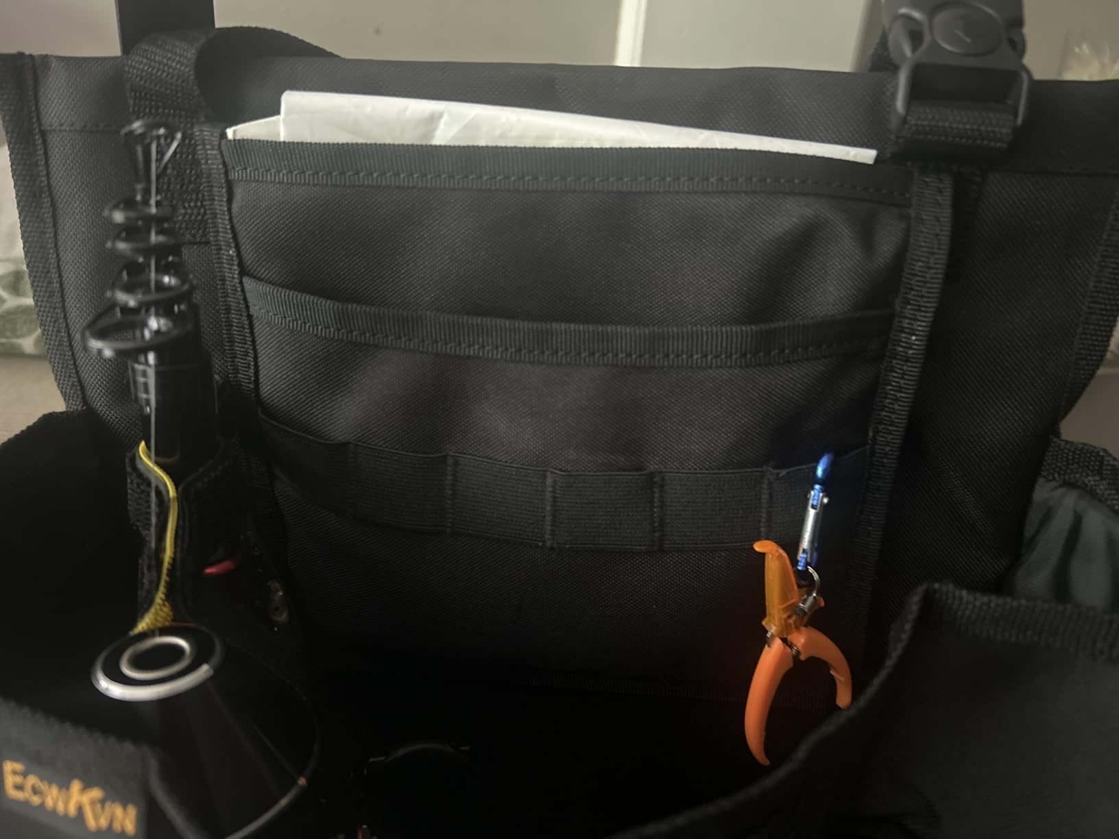 Car Front Seat Organizer - Car File Organizer, Passenger Seat Storage Bag Law Enforcement - Vehicle Storage with Laptop Tablet Holder customer photo 1