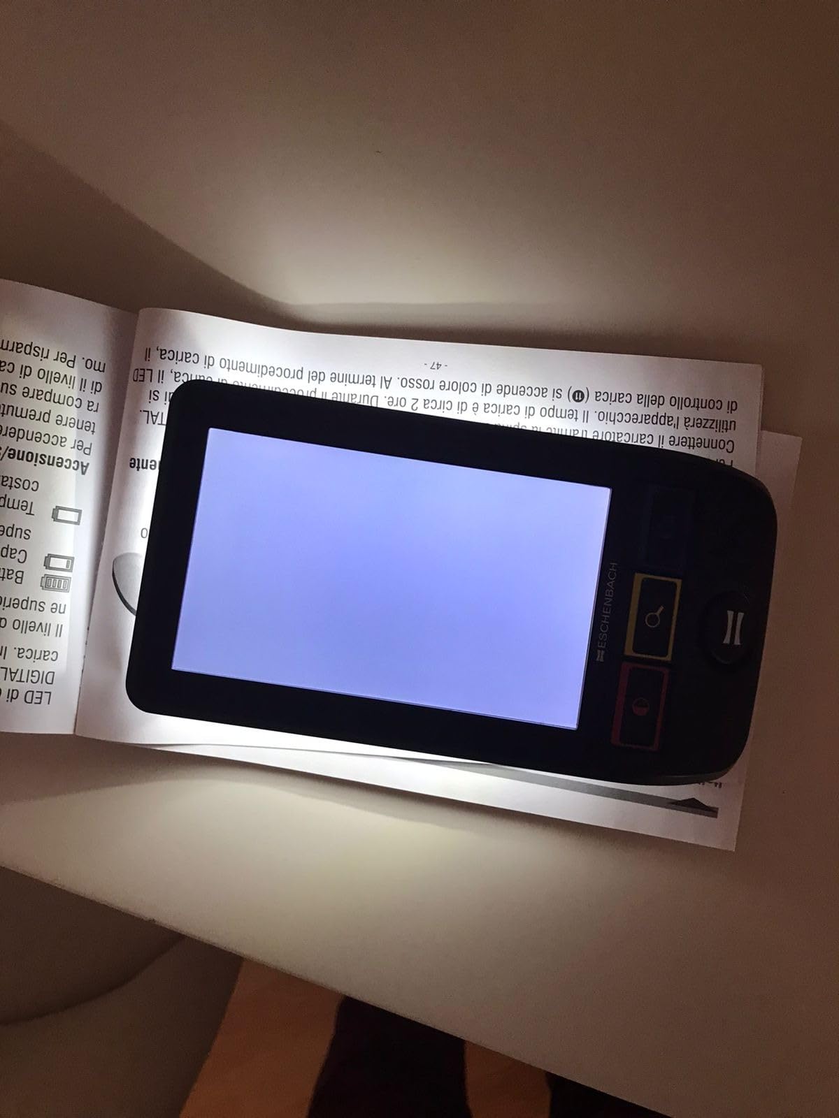 Eschenbach SmartLux Digital Portable Magnifier - Handheld HD Video Magnifier For Low Vision w/Image Capture - (5x, 7x, 9x, 12x Magnification & 5 Viewing Modes) w/Liberty Cleaning Cloth customer photo 1