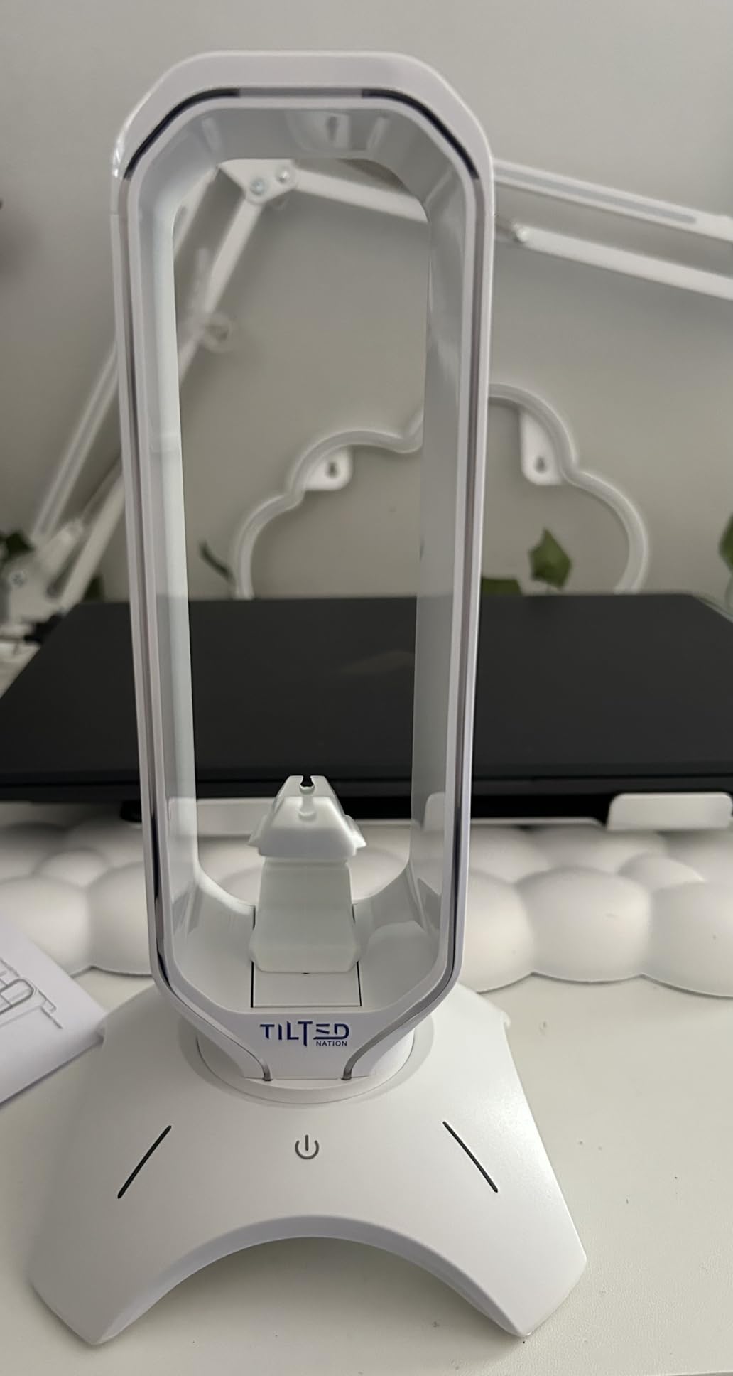 Tilted Nation Gaming Headset Stand | RGB Headphone Stand for Desk with Mouse Bungee and USB Hub customer photo 2