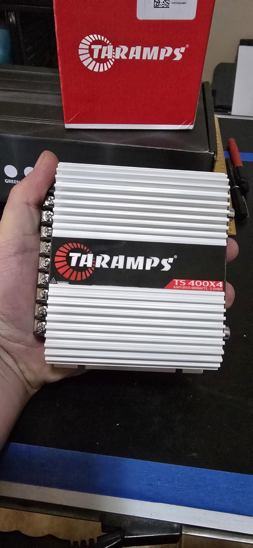 Taramps TS 400x4 400 watts RMS 4 Channels Full Range Car Audio Amplifier, Class D customer photo 1