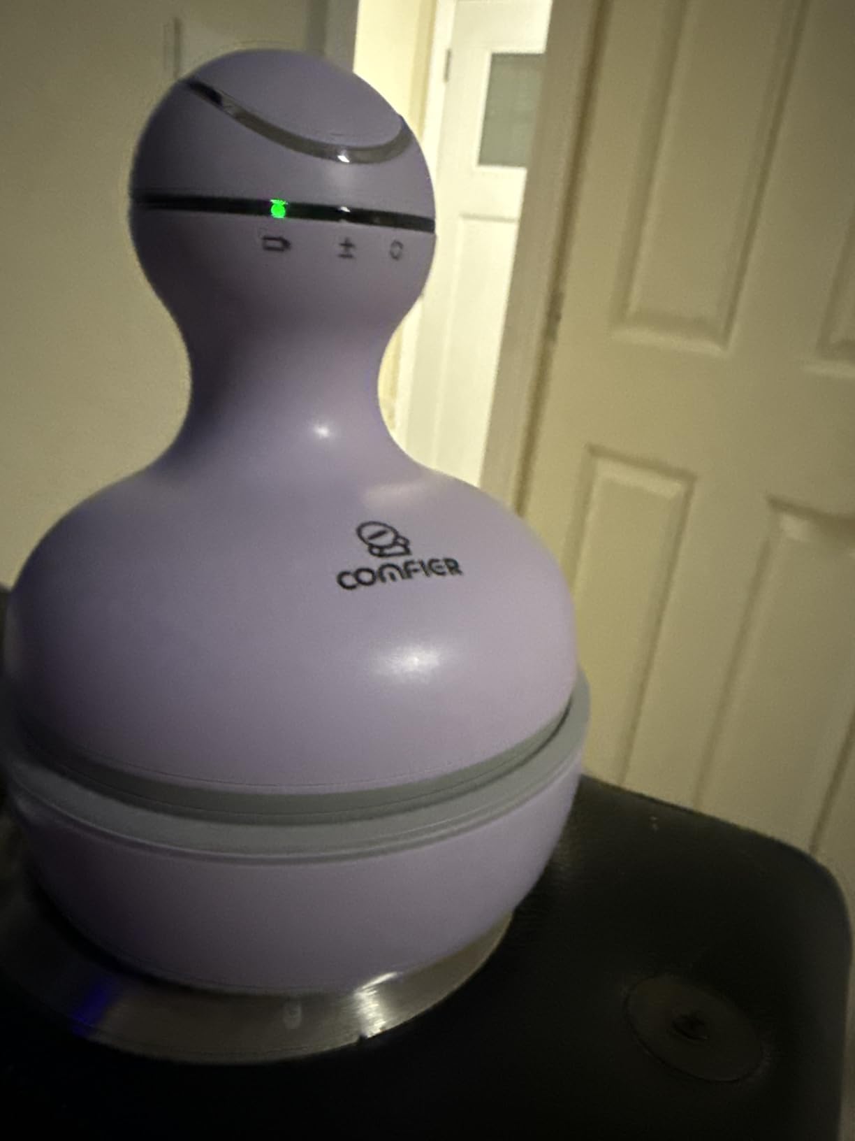 COMFIER Electric Cordless Hair Scalp Massager with Kneading 84 Massage Nodes, Handheld Portable Head Scratcher Massager for Hair Growth, Deep Clean and Stress Relax, Gifts for Men Dad customer photo 2