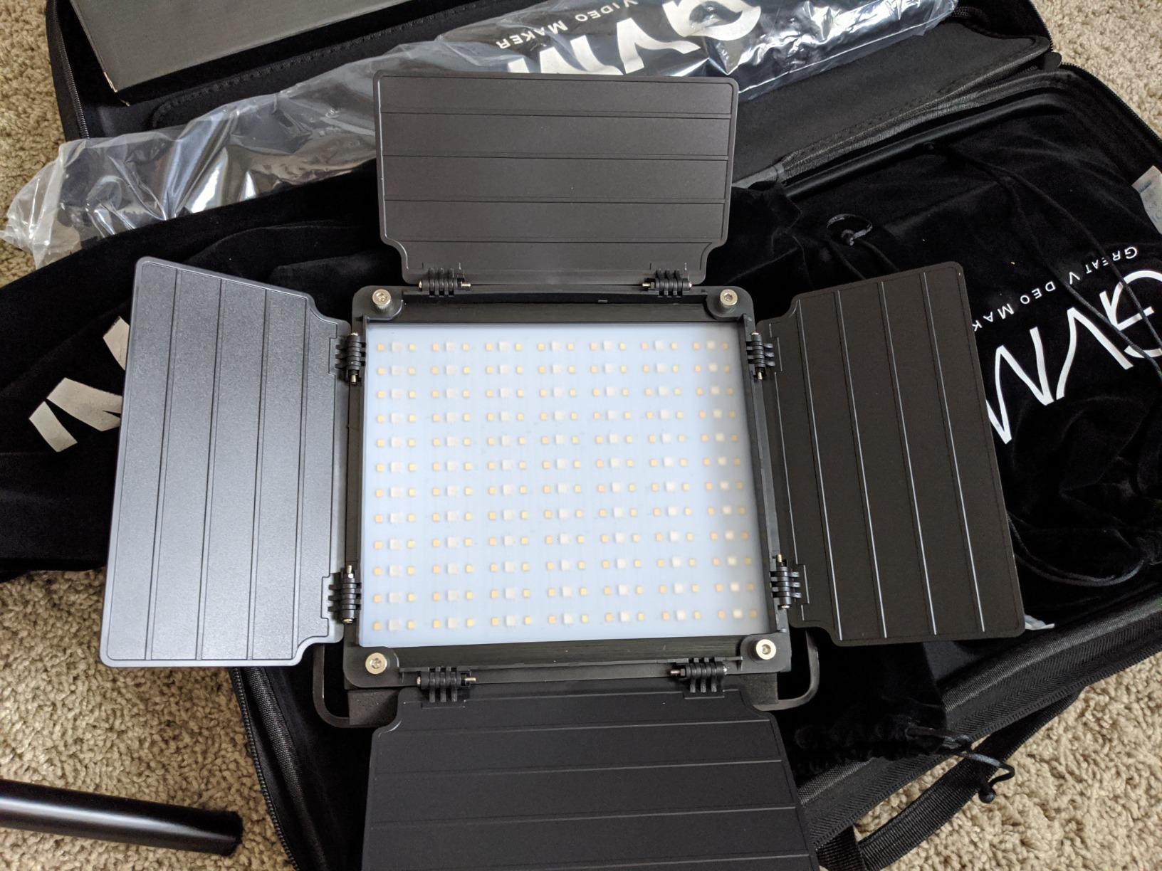 GVM RGB LED Panel Video Light, Photography Lighting with APP Control, 800D Video Lighting Kit for YouTube Studio, Gaming, Streaming, Conference, 8 Kinds of Scene Lights, CRI 97, 2 Packs customer photo 2