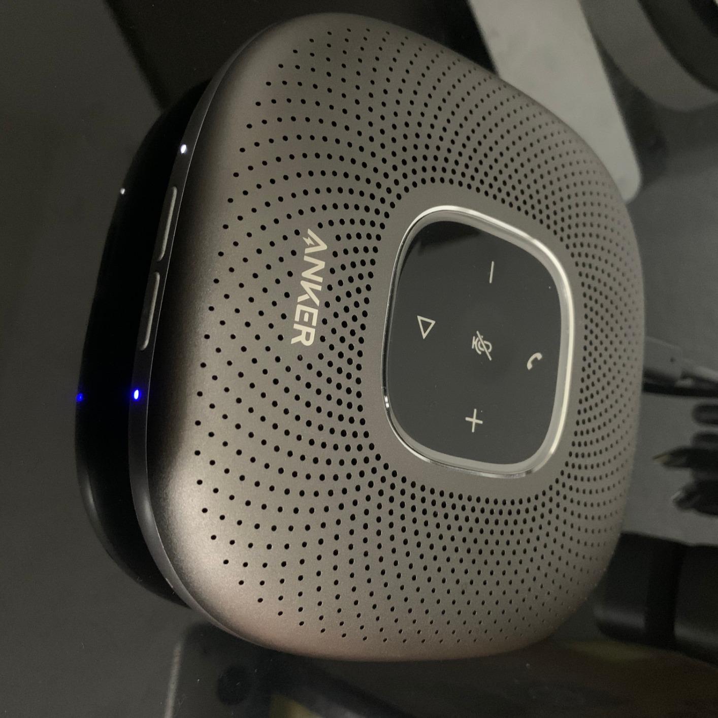 Anker PowerConf Speakerphone, Zoom Certified Conference Speaker with 6 Mics, 360° Enhanced Voice Pickup, 24H Call Time, Bluetooth 5.3, USB C, Compatible with Leading Platforms for Personal Workspaces customer photo 2