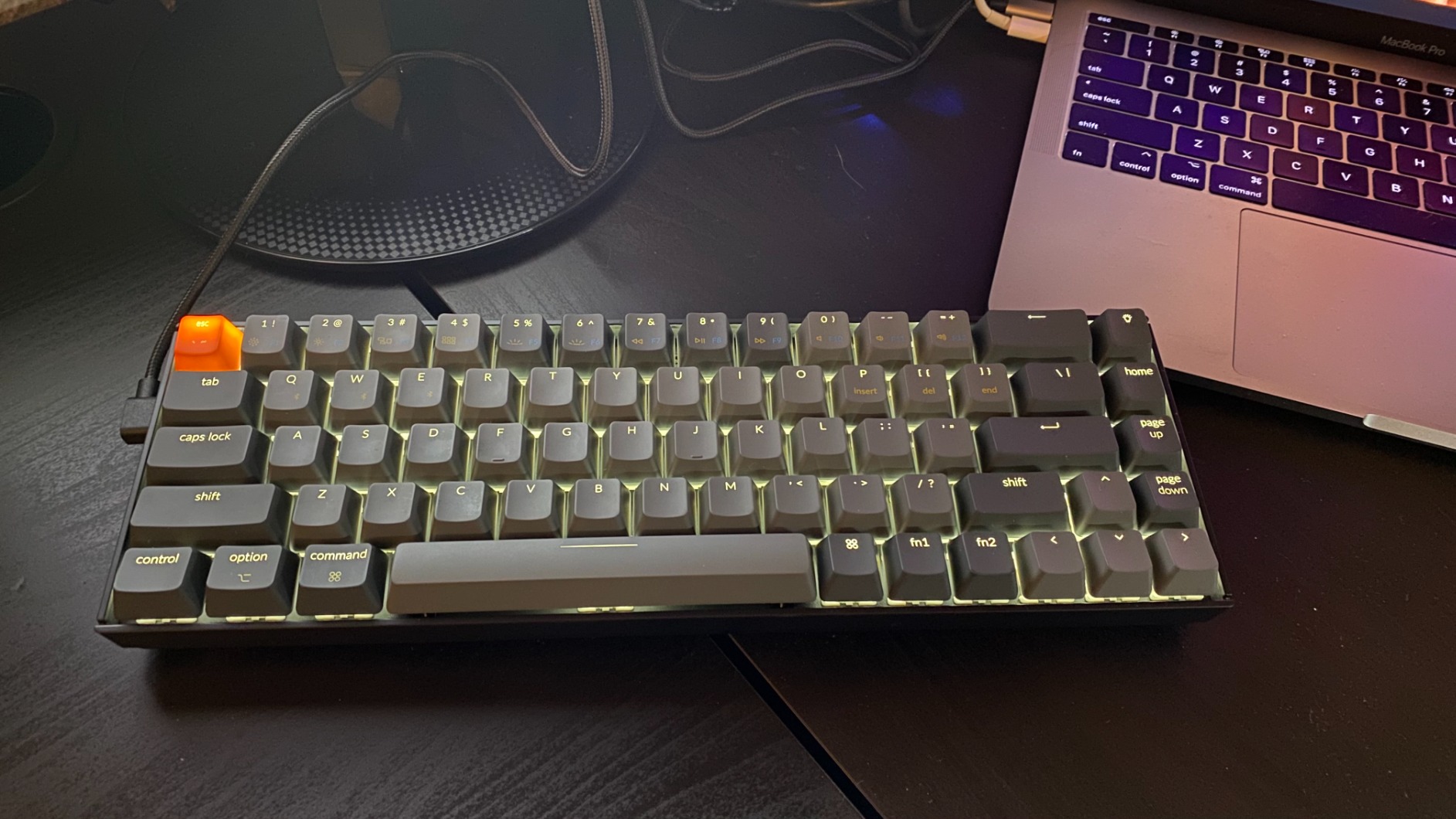 Keychron K6 Bluetooth 5.1 Wireless Mechanical Keyboard with Keychron K Pro Brown Switch/LED Backlit/Rechargeable Battery, 68 Keys Compact Keyboard Compatible with Mac Windows customer photo 1