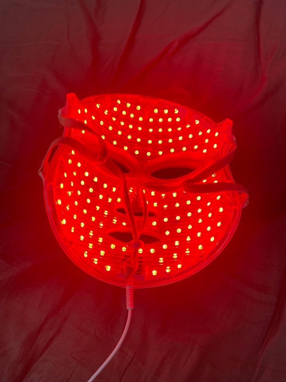 Aphrona FDA Cleared Moonlight LED Facial Mask Skin Care Mask, LED Light Therapy Red Blue light for Acne Removal Wrinkle Reduction customer photo 1