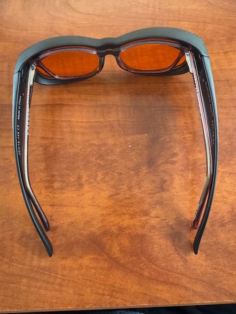 Fit Over 99.9% Blue Light Blocking Glasses for Sleep - Amber Nighttime Eyewear - Turn your Prescription & Reading Glasses Into World-Class Blue Blockers customer photo 2