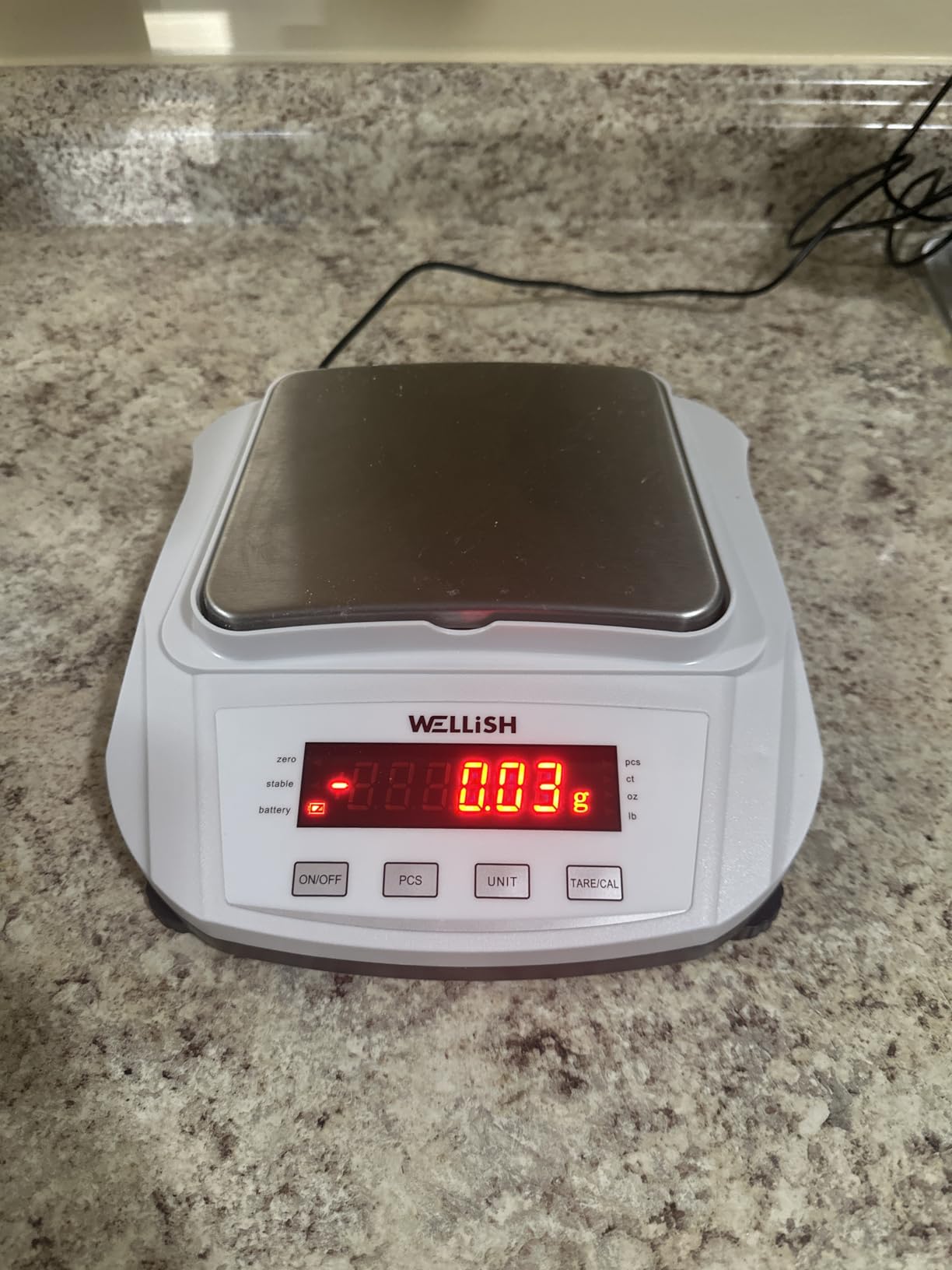 Lab Scale 2000g/0.01g High Precision Digital Scale Analytical Balance Electronic Scale for Kitchen Lab Weighing customer photo 1