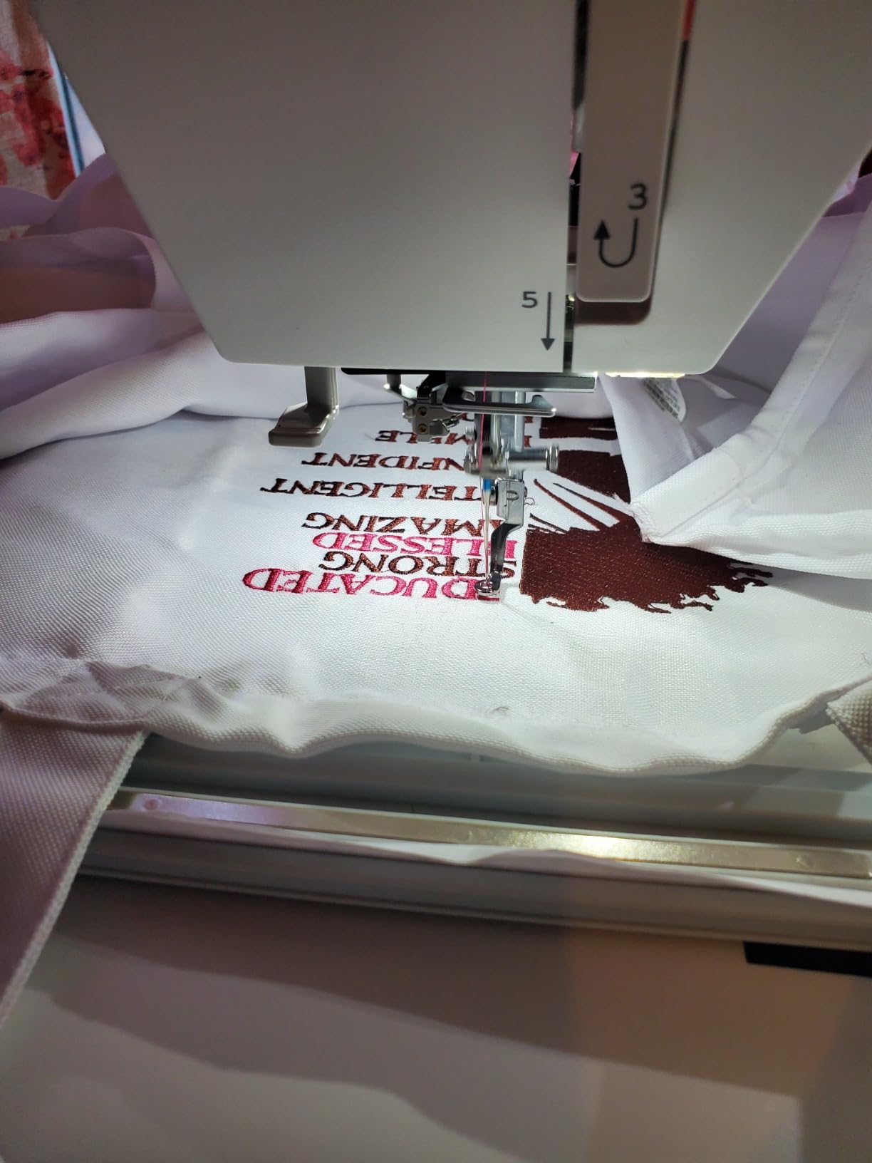 Janome Memory Craft 500E Embroidery Machine customer photo 2