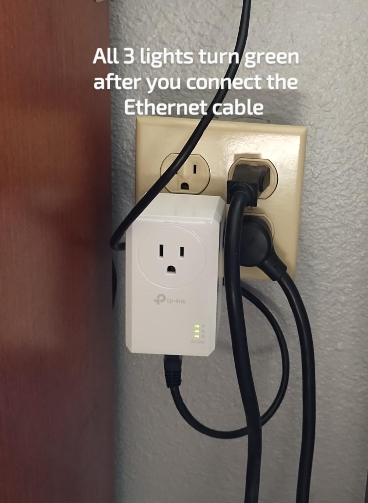 TP-Link AV1000 Powerline Ethernet Adapter Kit (TL-PA7017 KIT) - Gigabit Port, Nano Size, Power Saving Mode customer photo 2