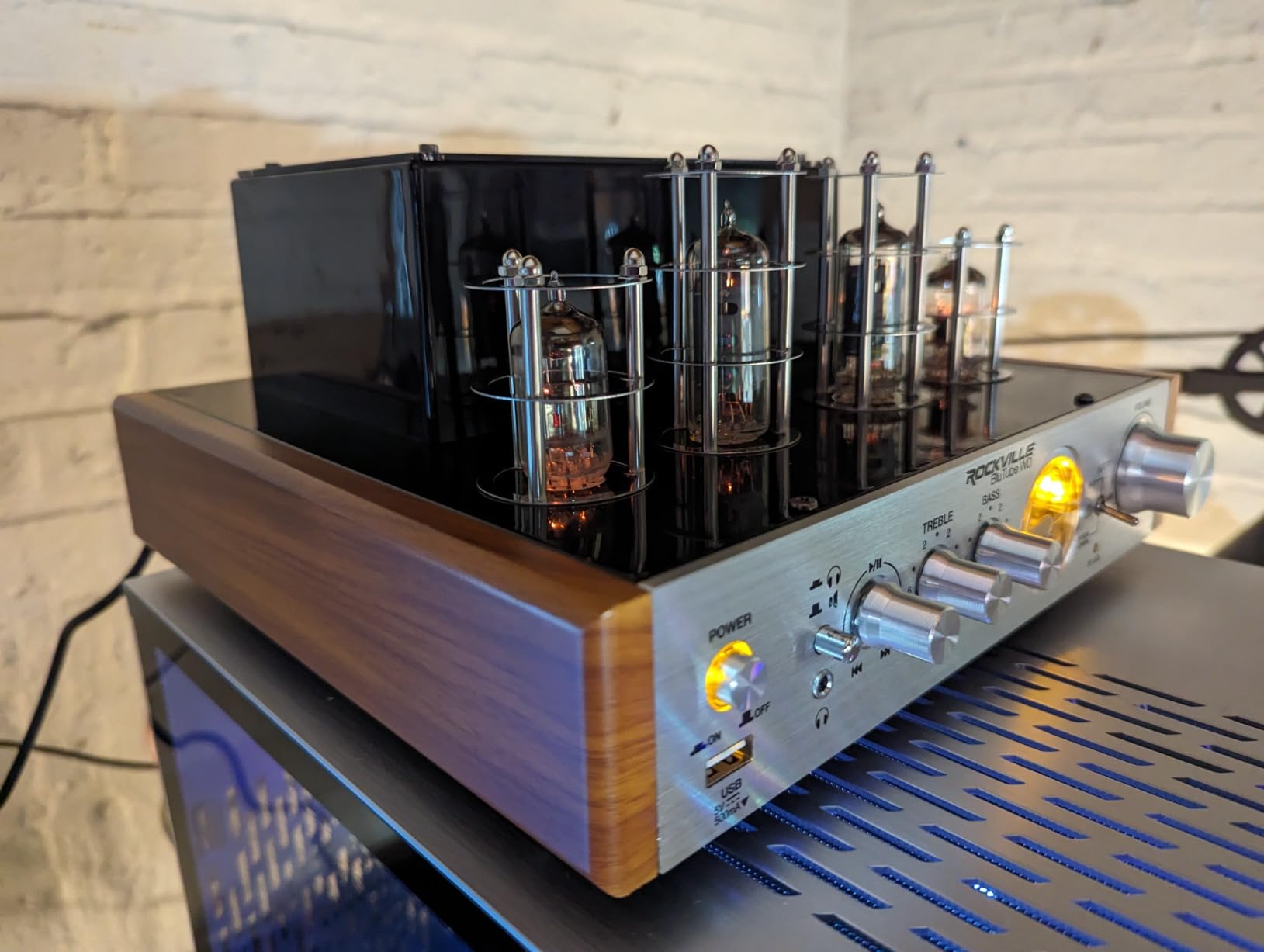 Rockville BluTube WD 70W Tube Amplifier/Home Stereo Receiver, Bluetooth, HDMI, Optical, for Audiophiles and Home Theater Enthusiasts customer photo 2