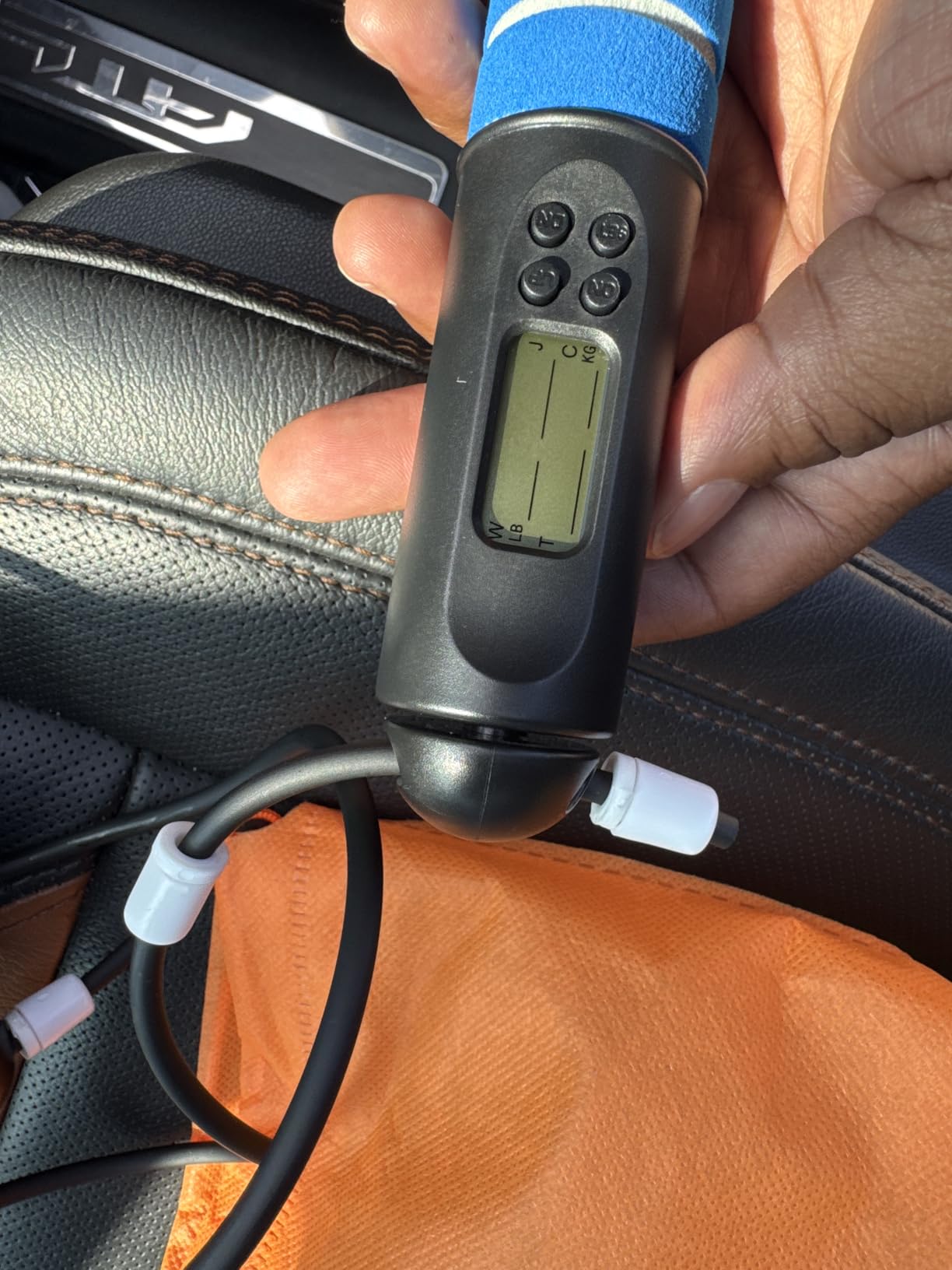 multifun Digital Jump Rope with Smart Counter & Timer - Adjustable Speed Skipping Rope for Fitness, Weight Loss, Boxing, MMA - Tangle-Free Ball Bearings & Anti-Slip Handles for Men, Women, Kids customer photo 2