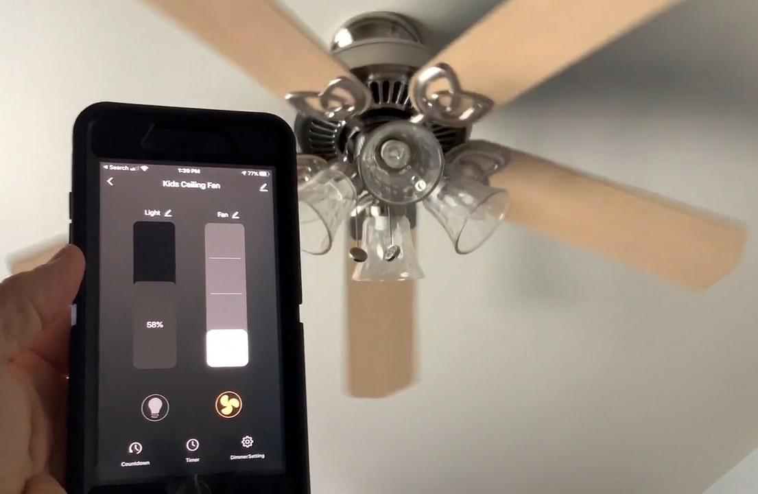TREATLIFE Smart Ceiling Fan Control and Dimmer Light Switch, 2.4GHz WiFi Only, Neutral Wire Required, Single Pole Fan & Light Switch Combo, Works with Alexa, Google Home, Remote Control customer photo 2