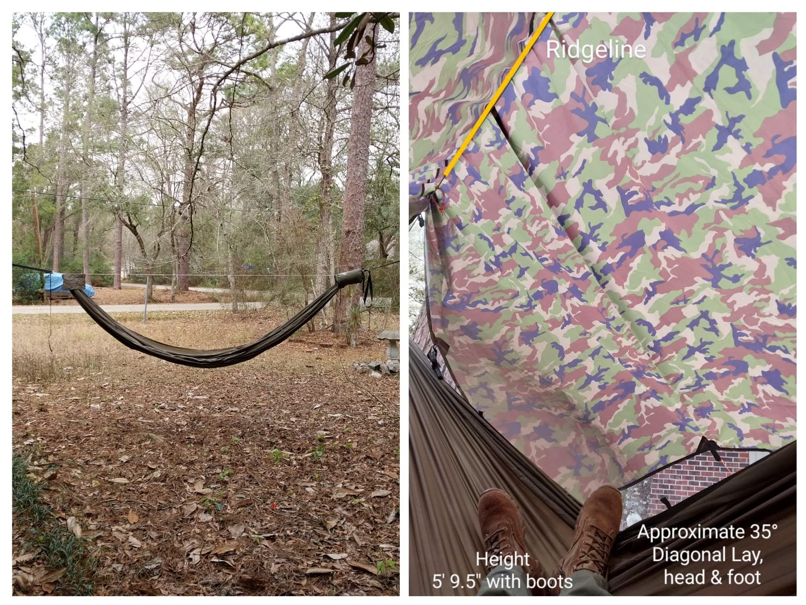 onewind 11ft Camping Hammock with Bugnet, Portable Double Hammock with Mosquito Net, Backpacking Hammock with Net Adjustable Ridgeline Tree Straps for Outdoor Hiking Backpacking, OD Green customer photo 1