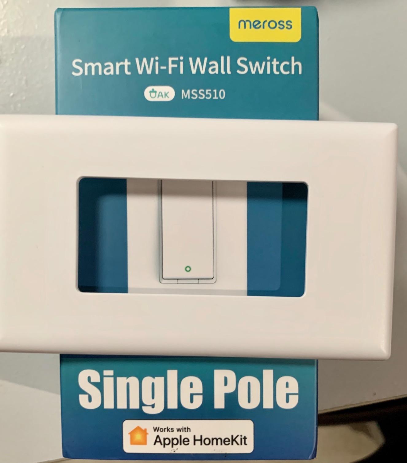 meross Smart Light Switch Supports Apple HomeKit, Siri, Alexa, Google Assistant & SmartThings, 2.4GHz Wi-Fi Light Switch, Neutral Wire Required, Single Pole customer photo 1