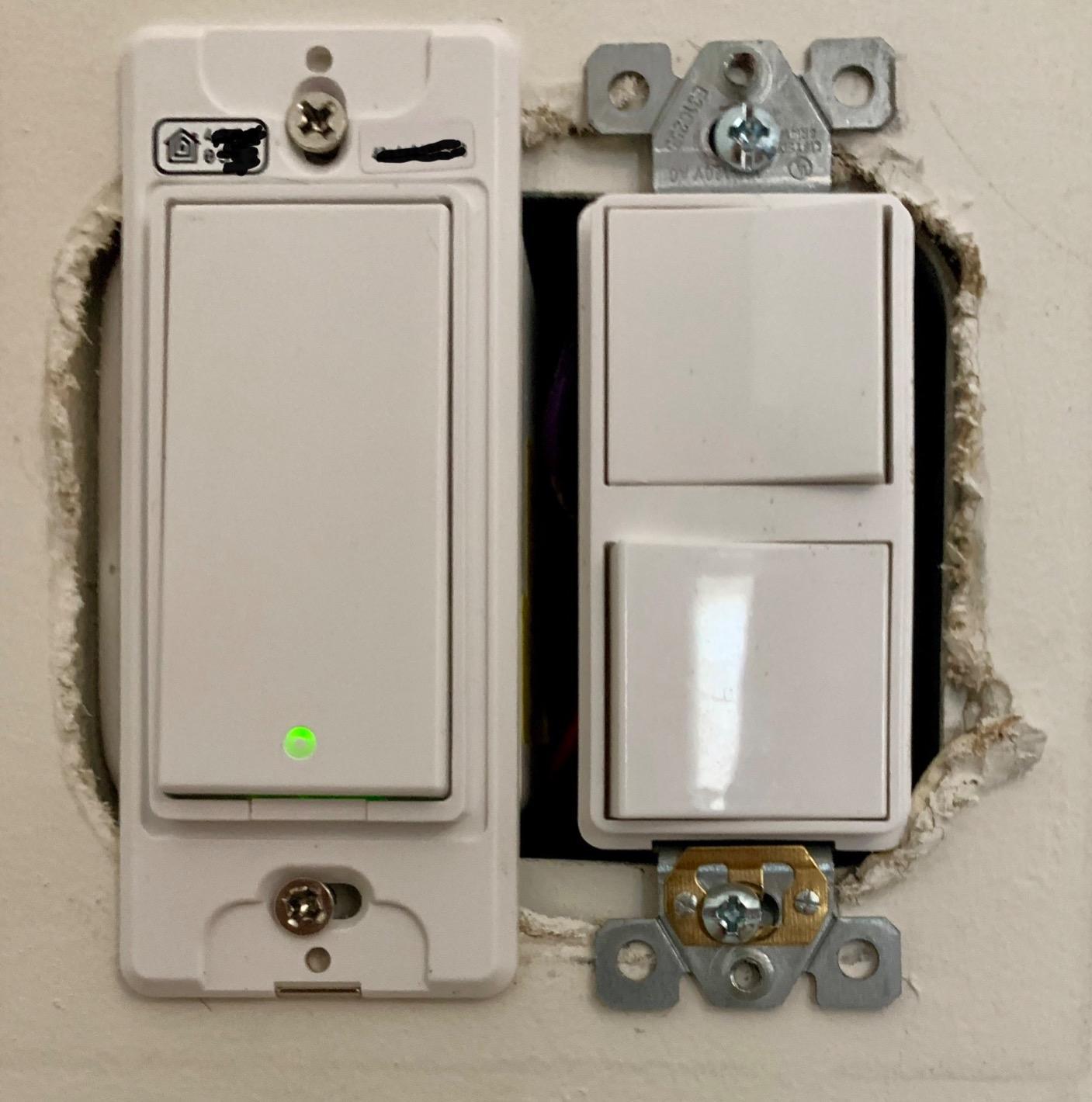 meross Smart Light Switch Supports Apple HomeKit, Siri, Alexa, Google Assistant & SmartThings, 2.4GHz Wi-Fi Light Switch, Neutral Wire Required, Single Pole customer photo 2