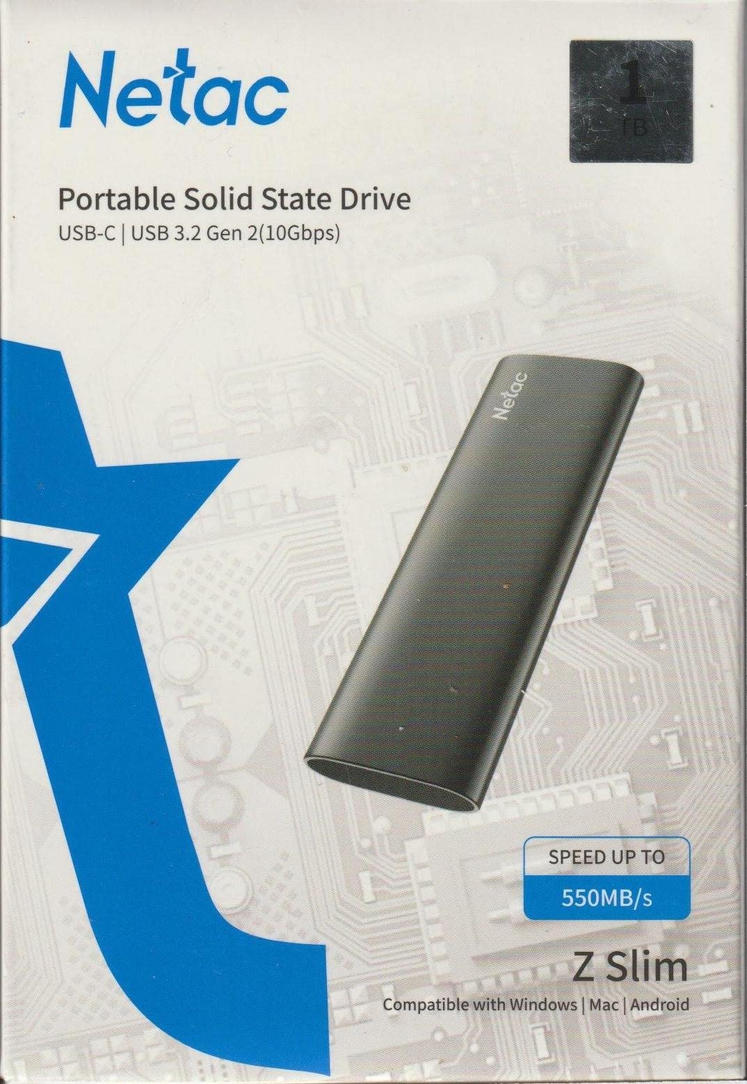 Netac 250GB Portable SSD USB 3.2 Gen 2 (10 Gbps, Type-C) External Solid State Drive Backup Slim Portable Drive for File Storage/Business Travel Essential, Rapid Read & Write Low Noise, Zslim customer photo 2