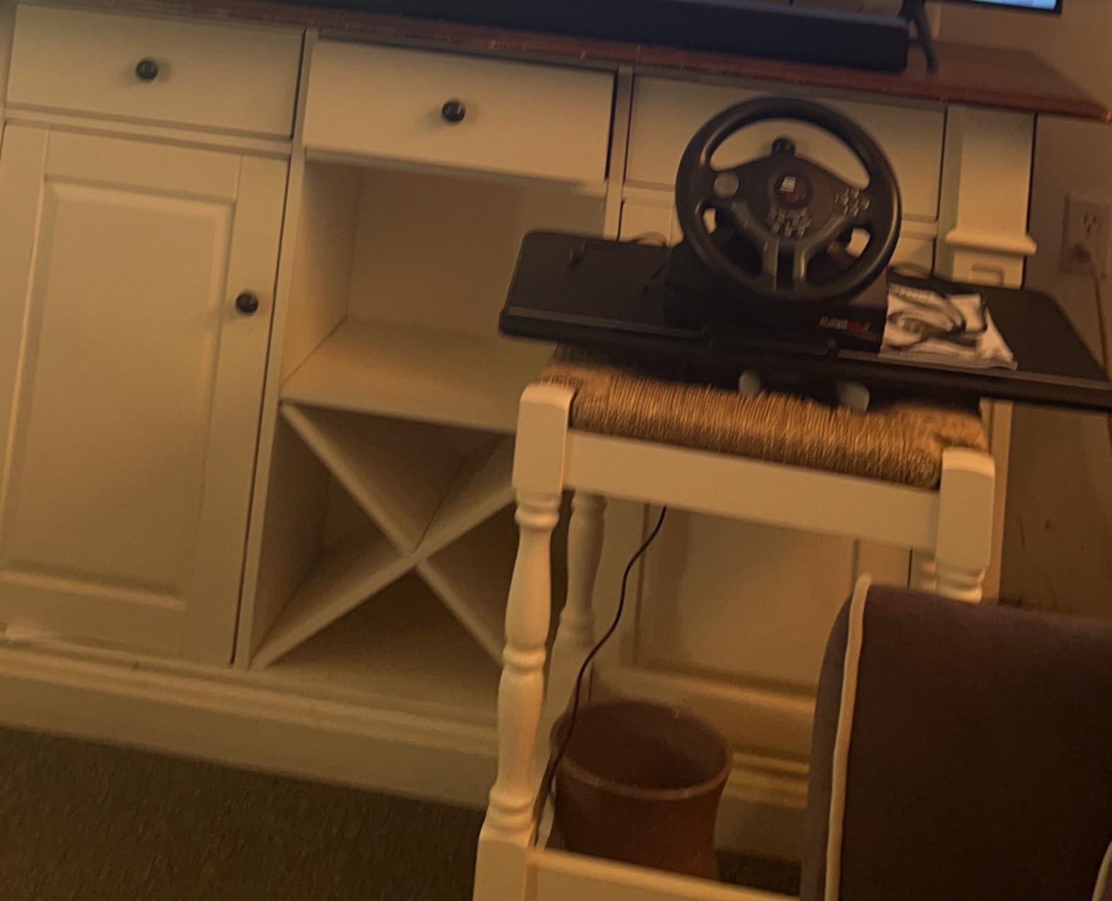 SUBSONIC - Superdrive SV250 Steering Wheel with Pedals and Gearshift Paddles - 22 cm Diameter, 180° Rotation Angle - For PC, PS4, Xbox Series X/S, Xbox One & Nintendo Switch customer photo 2