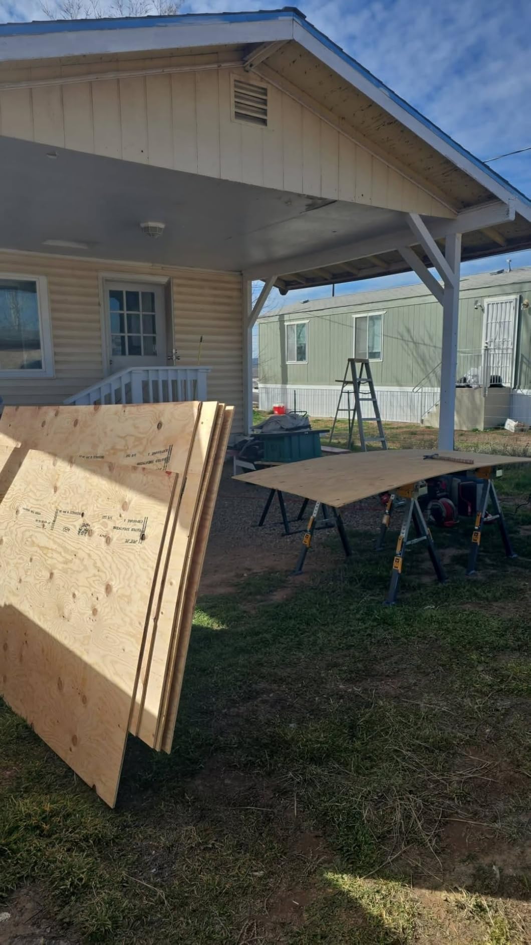 ToughBuilt - Folding Sawhorse & Jobsite Table, Heavy-Duty and Adjustable Work Support with 2x4 Lumber Compatibility for Construction, Carpentry & DIY Projects, 2 Pack (TB-C650-2) customer photo 2