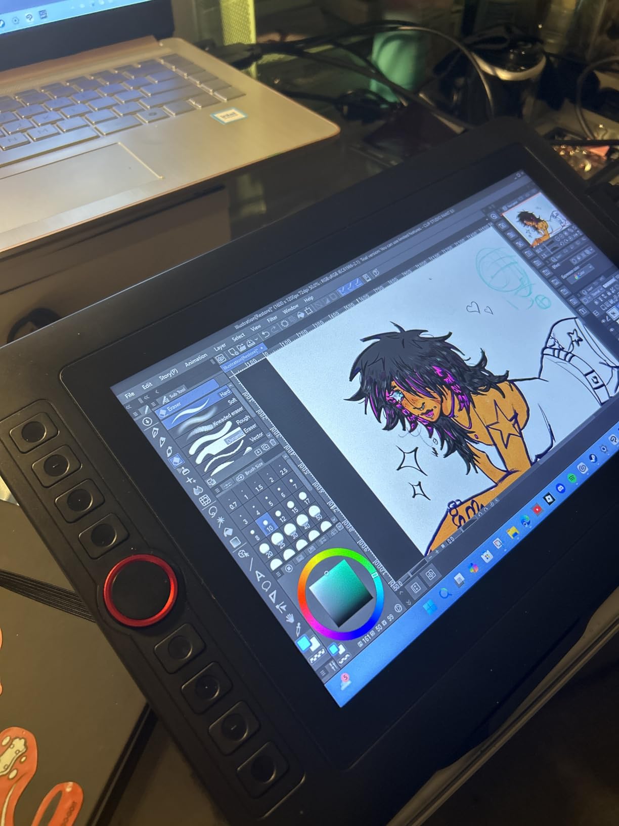 XPPen Artist 24 Pro 2.5K QHD Drawing Tablet with Screen, 16.7M Colors Graphics Tablet customer photo 2